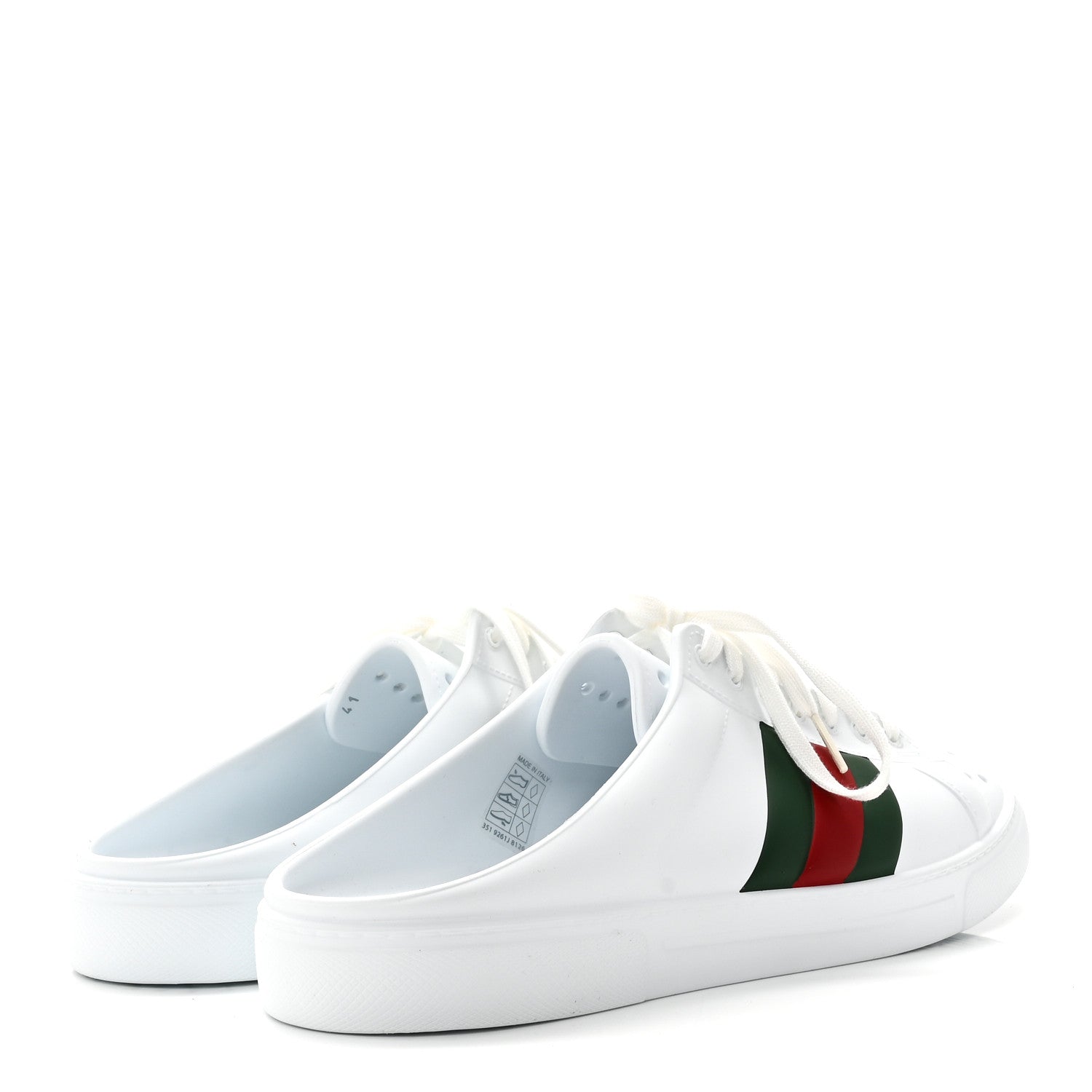 Rubber Ace Sabot Mules 41 Great White