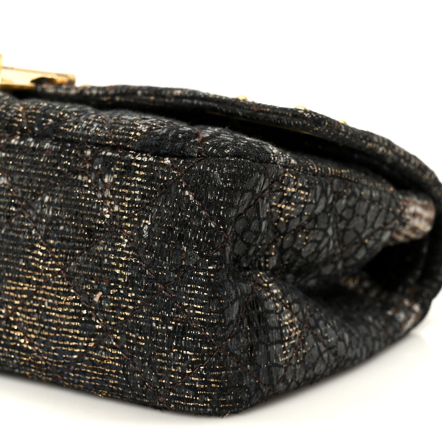 Metallic Glazed Tweed Quilted 2.55 Paris Shanghai Reissue 226 Flap Multicolor