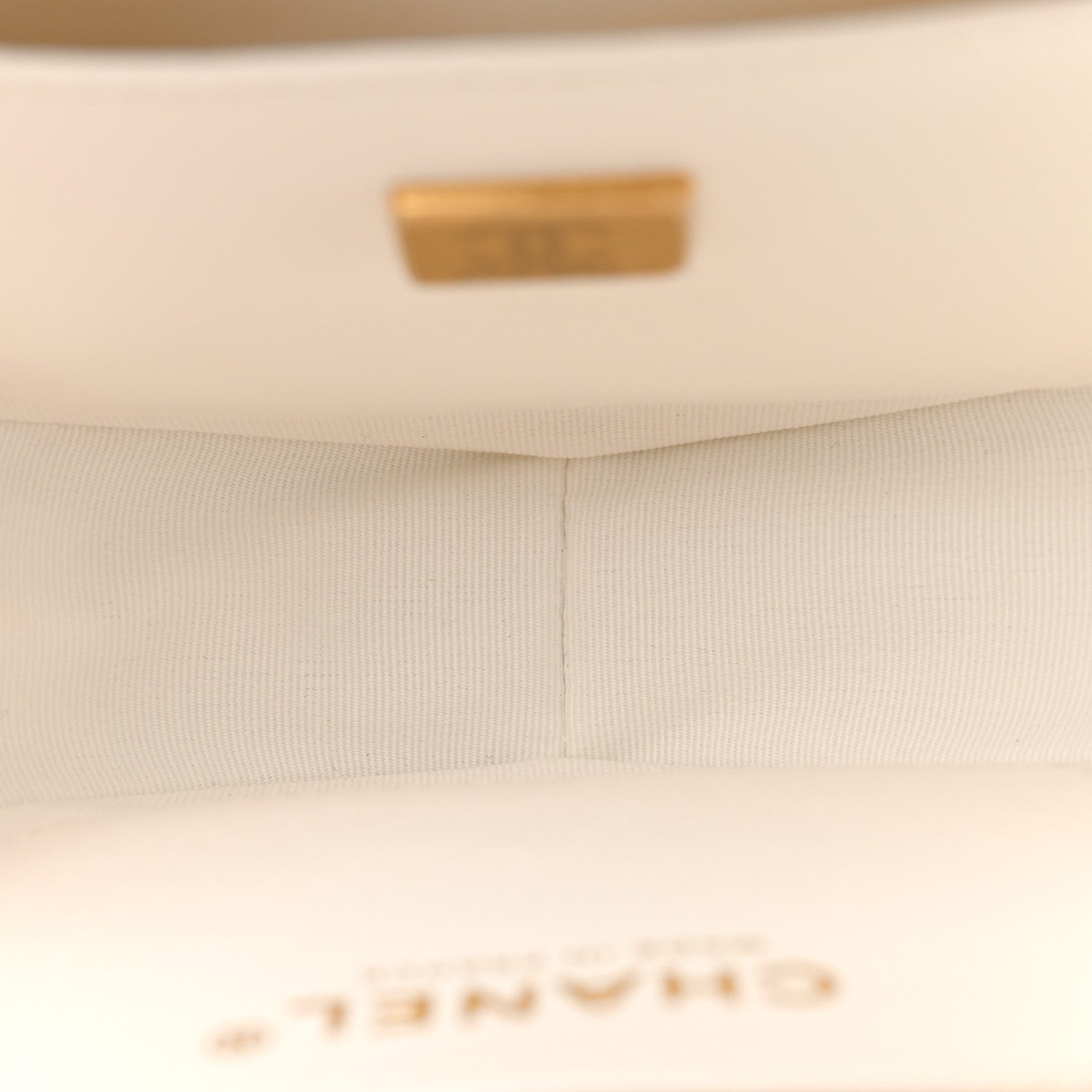 Lambskin Quilted CC In Love Heart Bag White