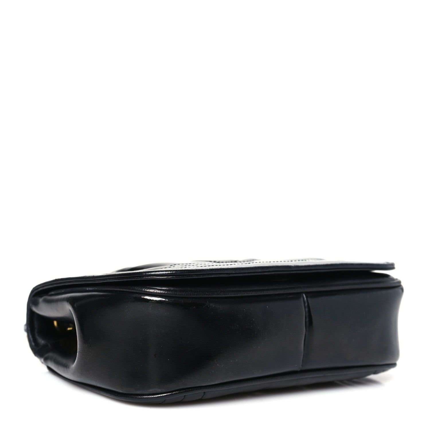 Patent Mini Flap Black