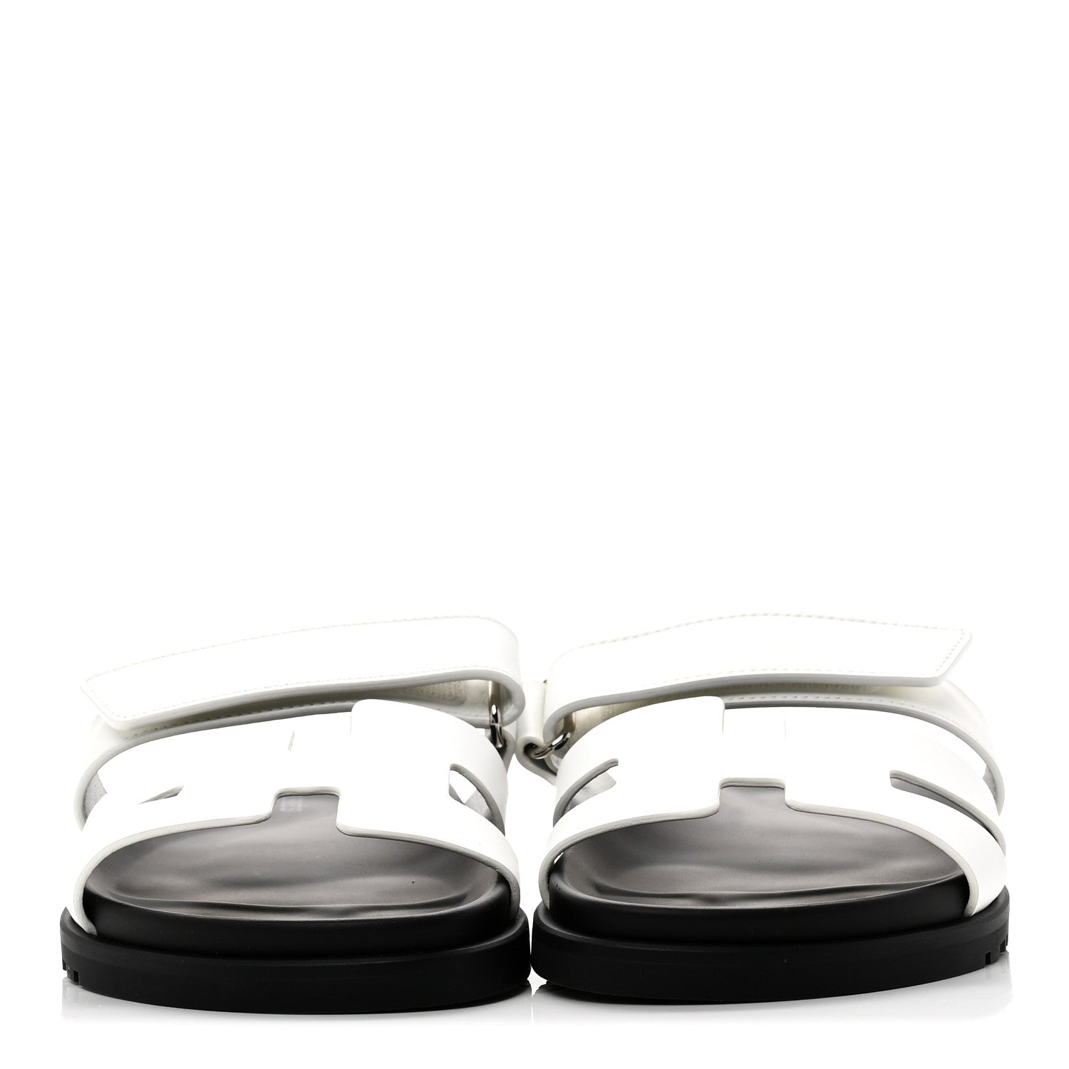 Calfskin Womens Chypre Sandals 37 White