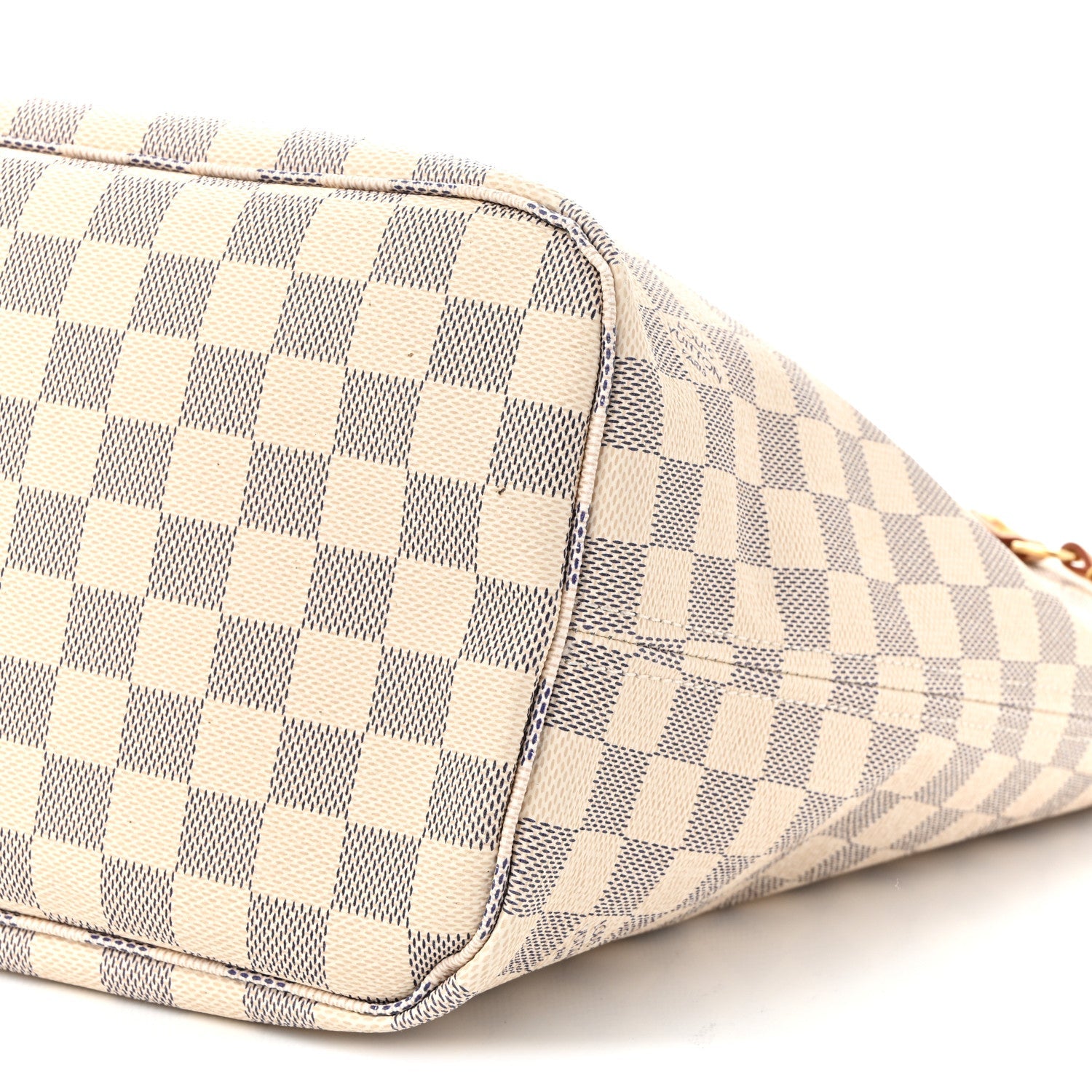 Damier Azur Neo Neverfull MM Rose Ballerine