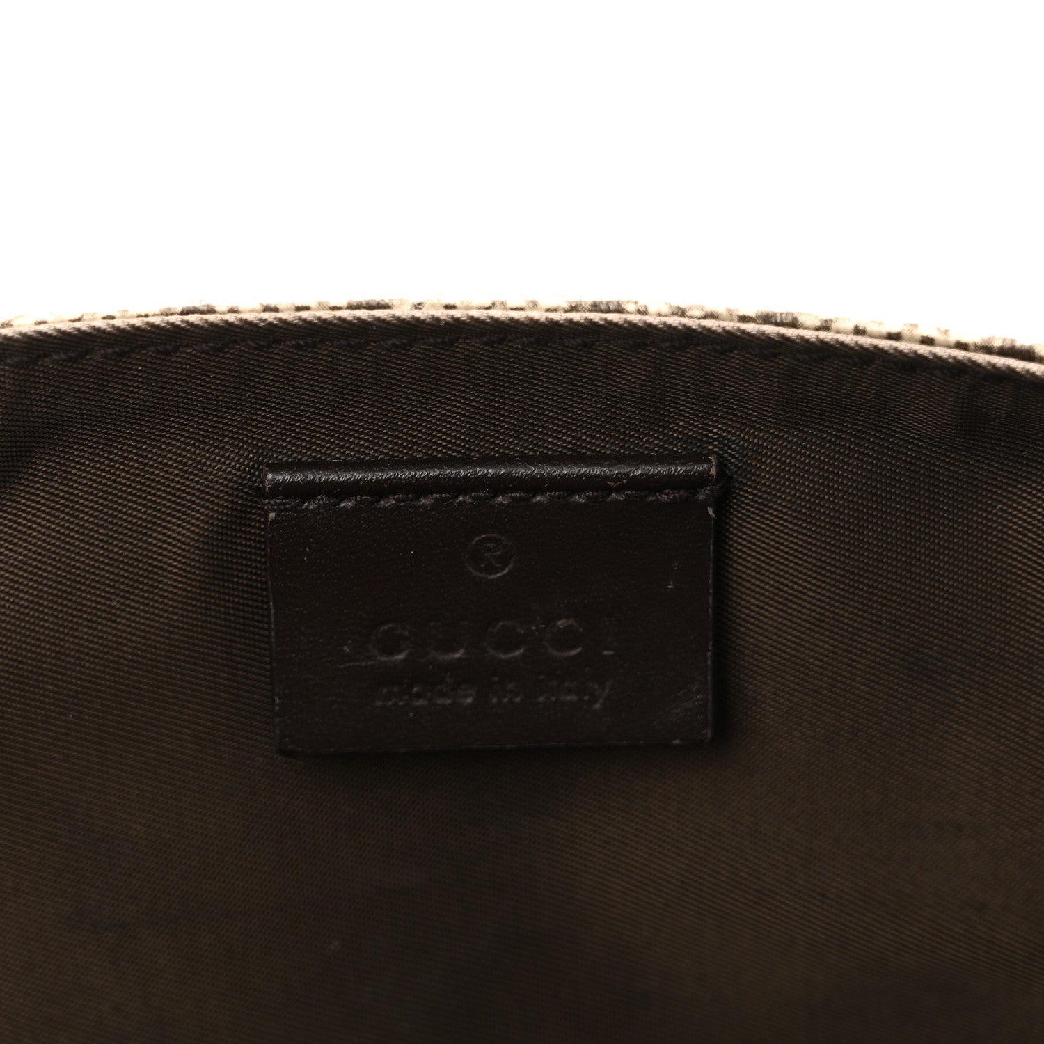 GG Plus Monogram Messenger Diaper Bag Dark Brown