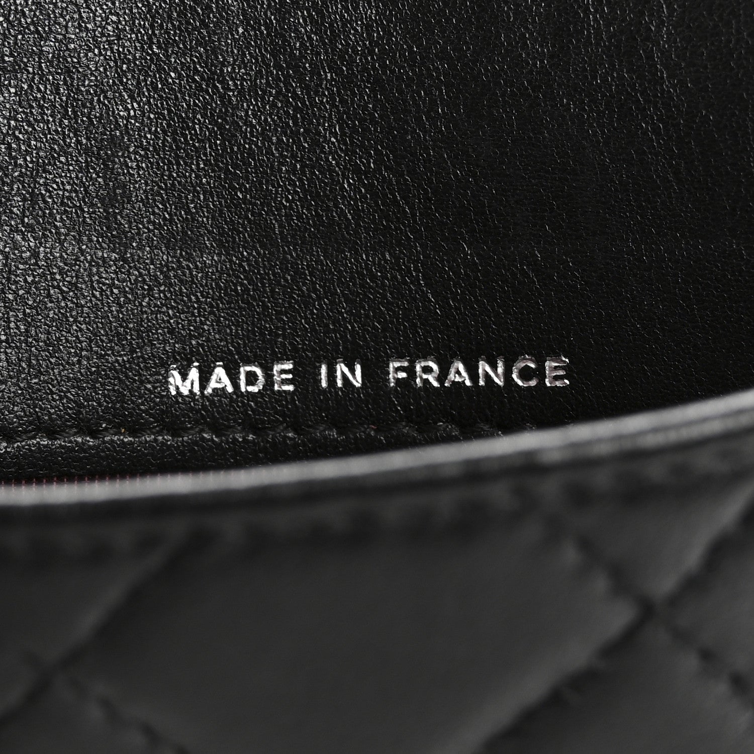 Lambskin Quilted Medium Flap Wallet Black