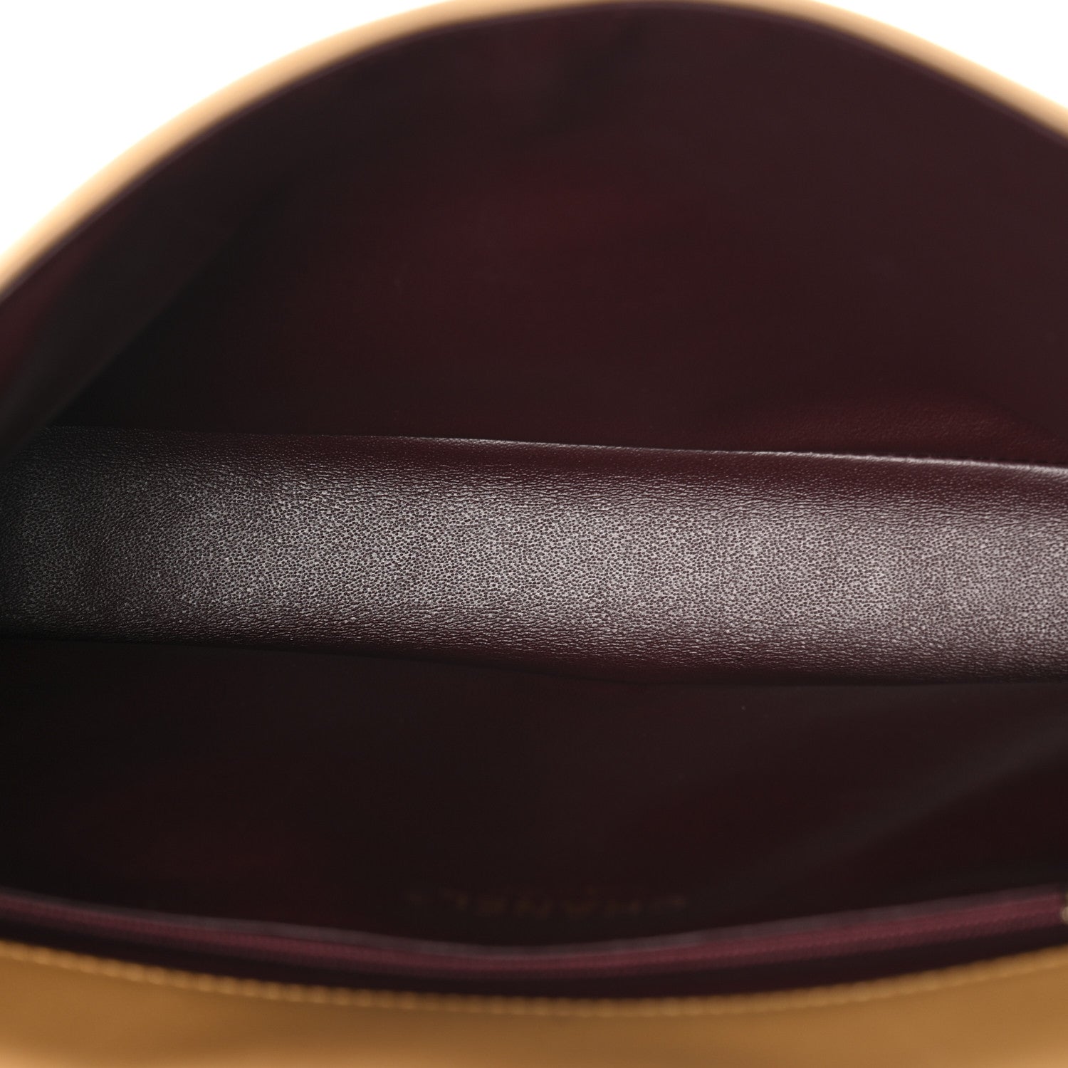 Lambskin Quilted Medium Diamond CC Flap Beige