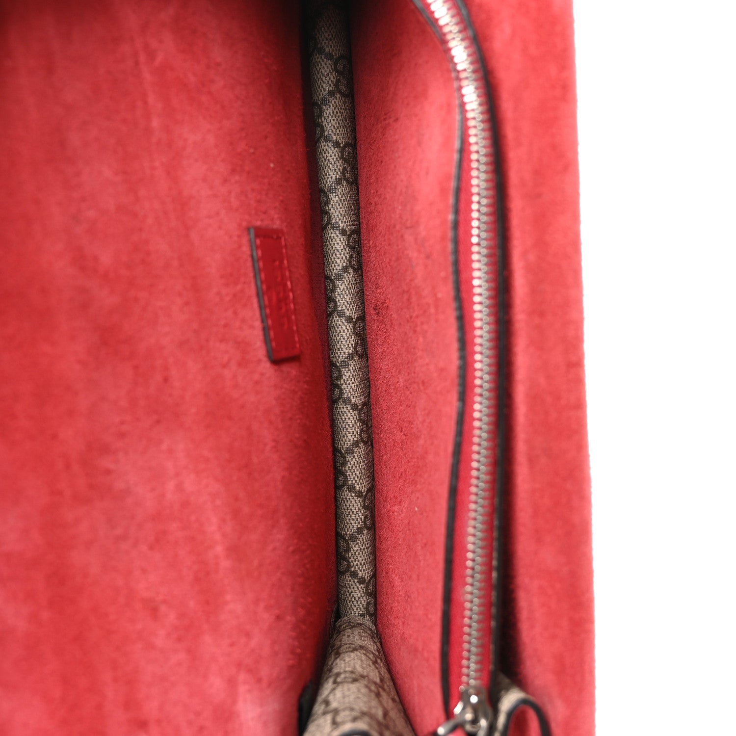 GG Supreme Monogram Small Dionysus Shoulder Bag Red