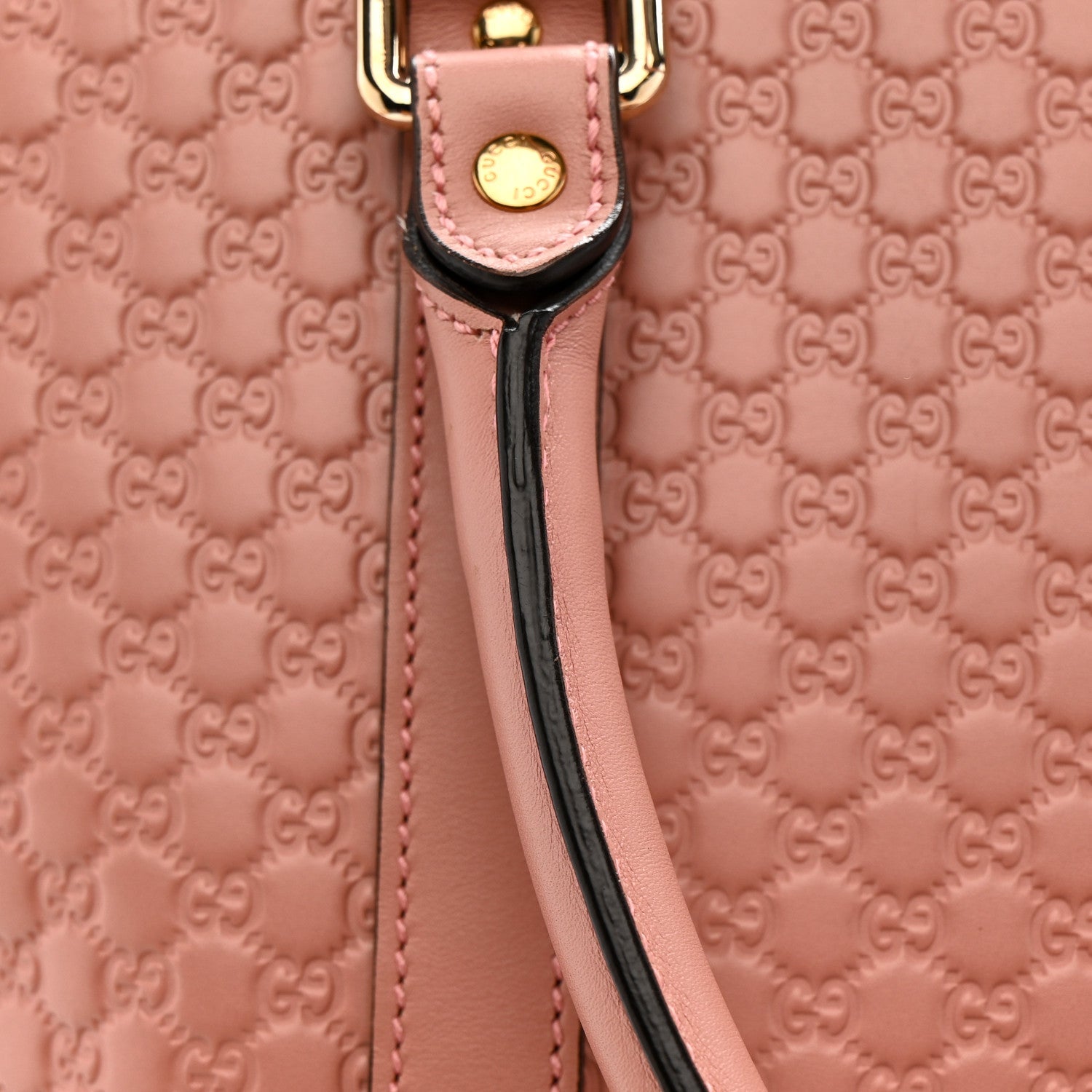 Soft Microguccissima Large Dome Satchel Soft Pink