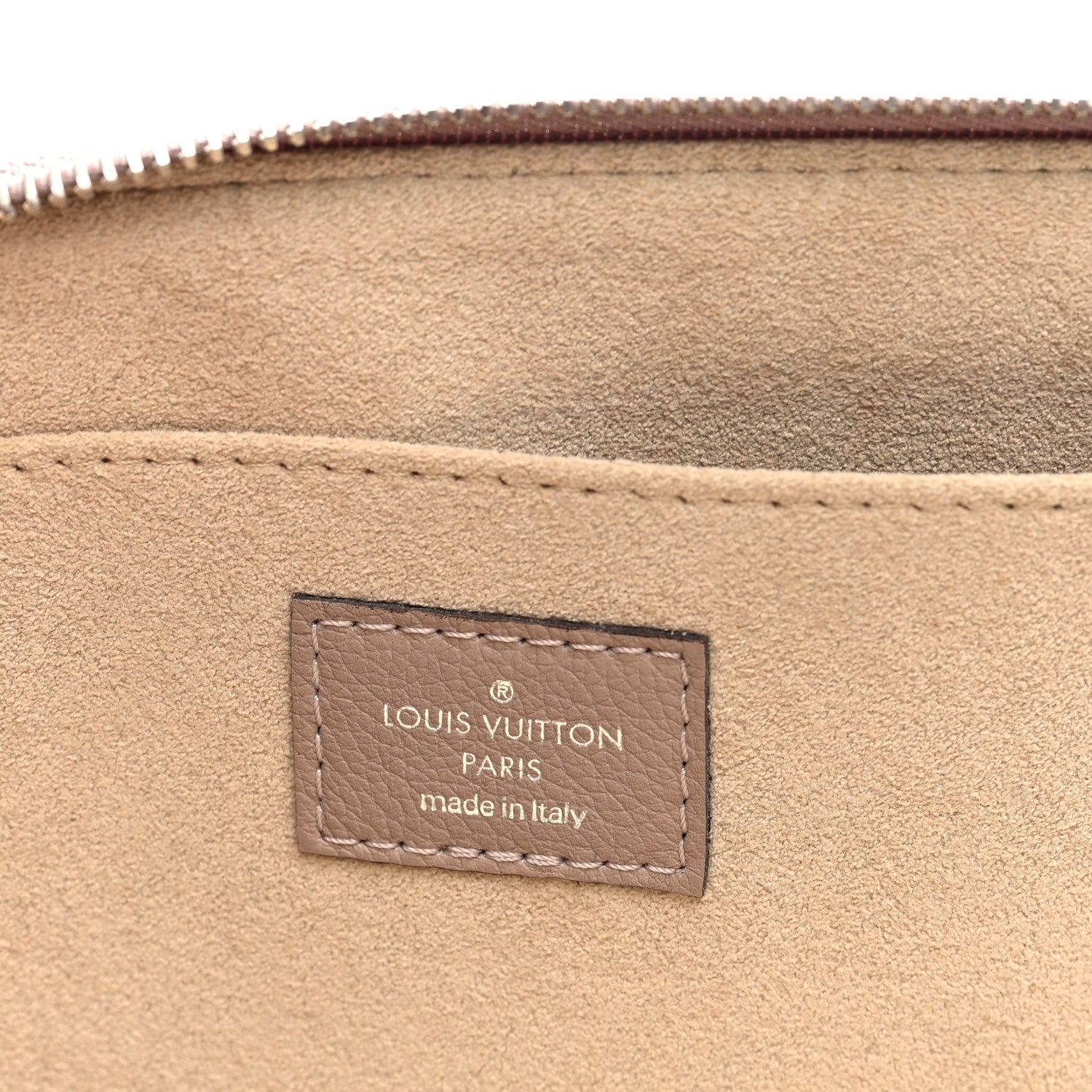 Calfskin Pochette Jour PM Clutch Taupe