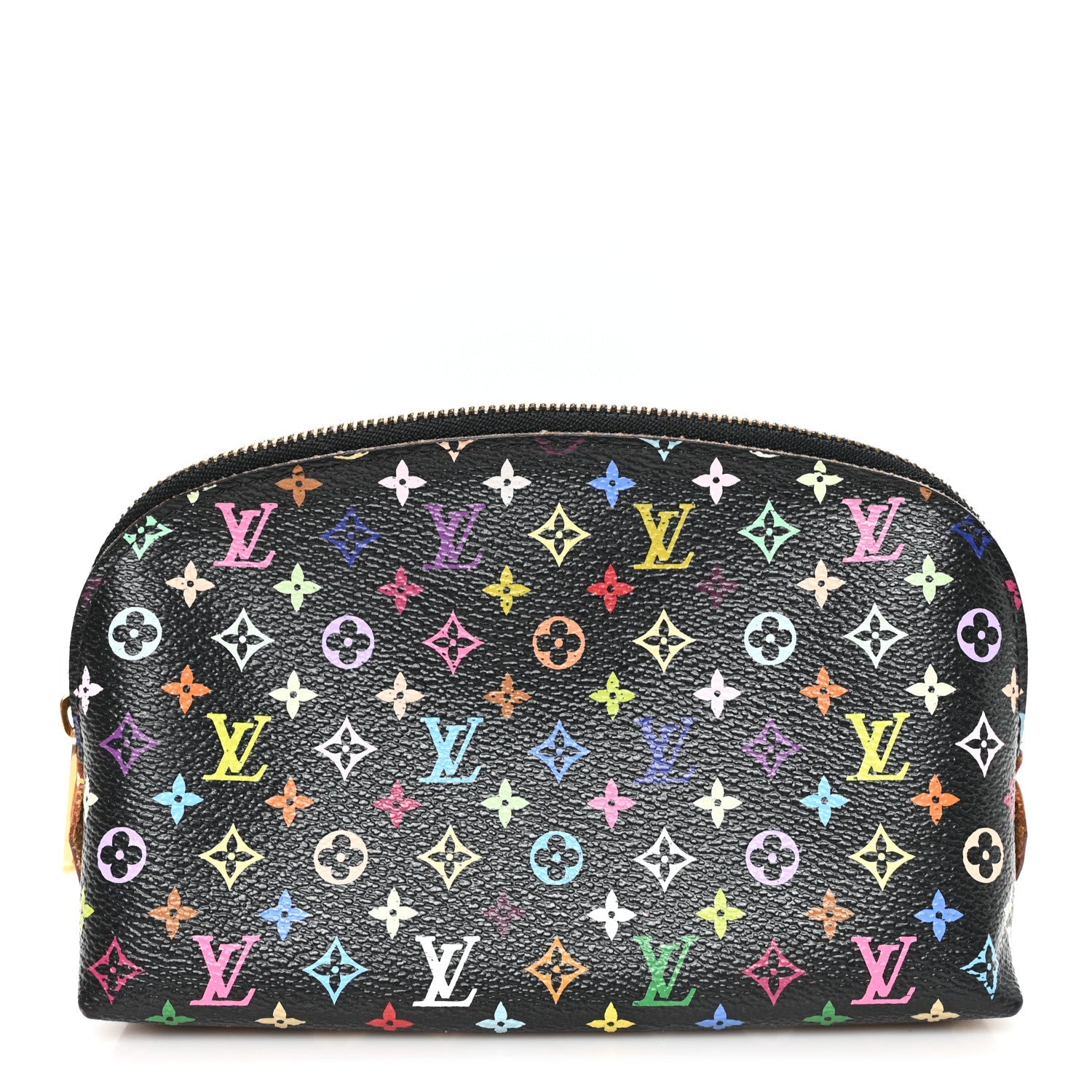 Monogram Multicolor Cosmetic Pouch Black Grenade