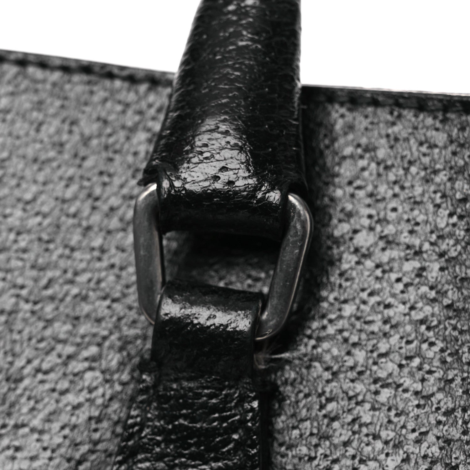 Cinghiale Triangle Tote Black