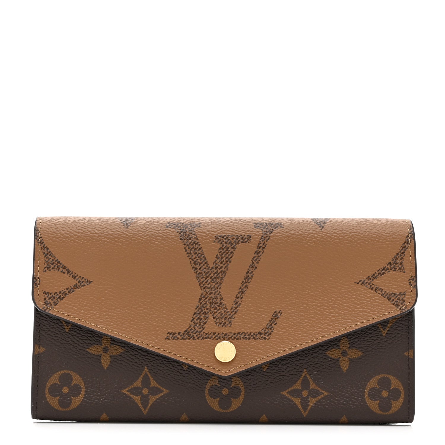 Reverse Monogram Giant Sarah Wallet