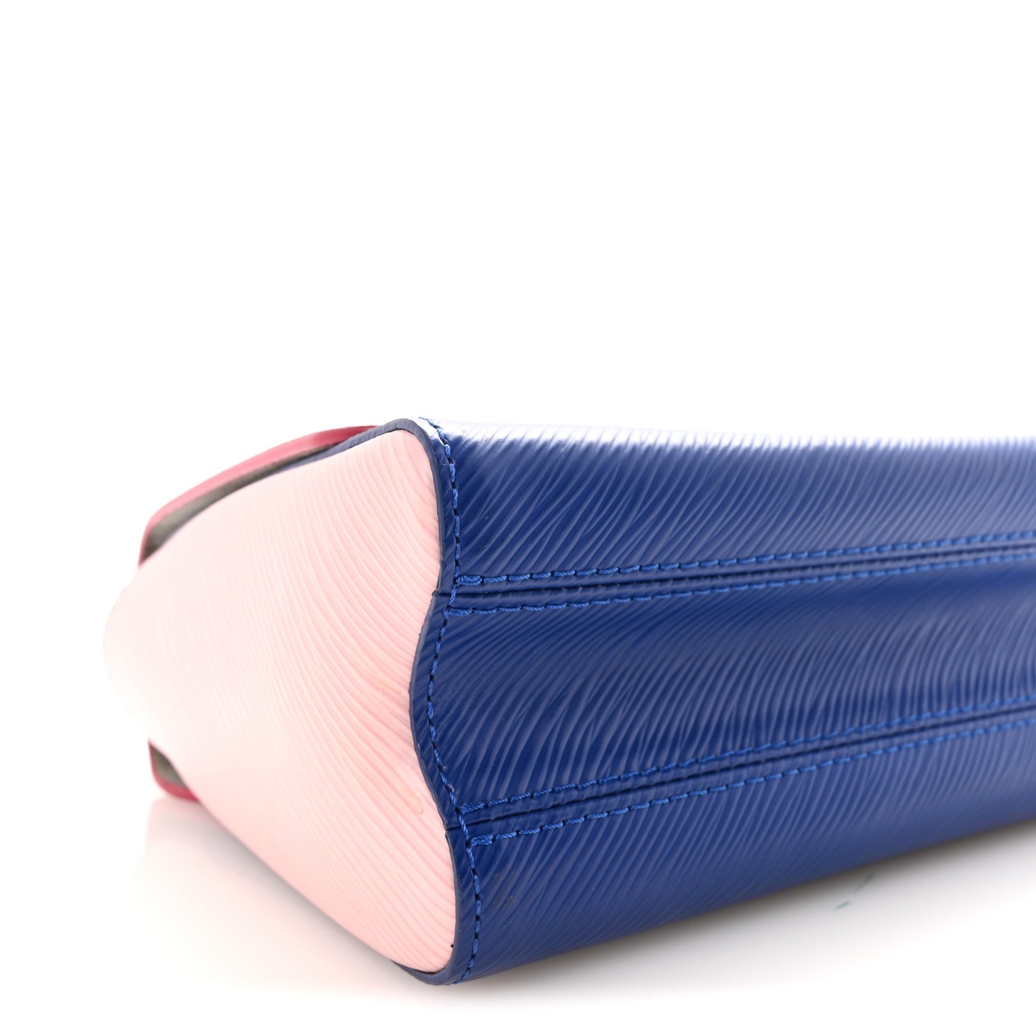 Epi Twist Shoulder Bag MM Pink Blue