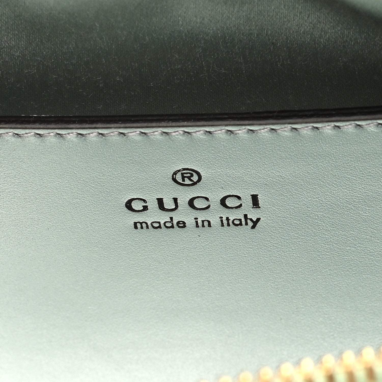Iridescent Nappa Chevron Matelasse Small GG Marmont Chain Shoulder Bag Iridescent Salvy Green