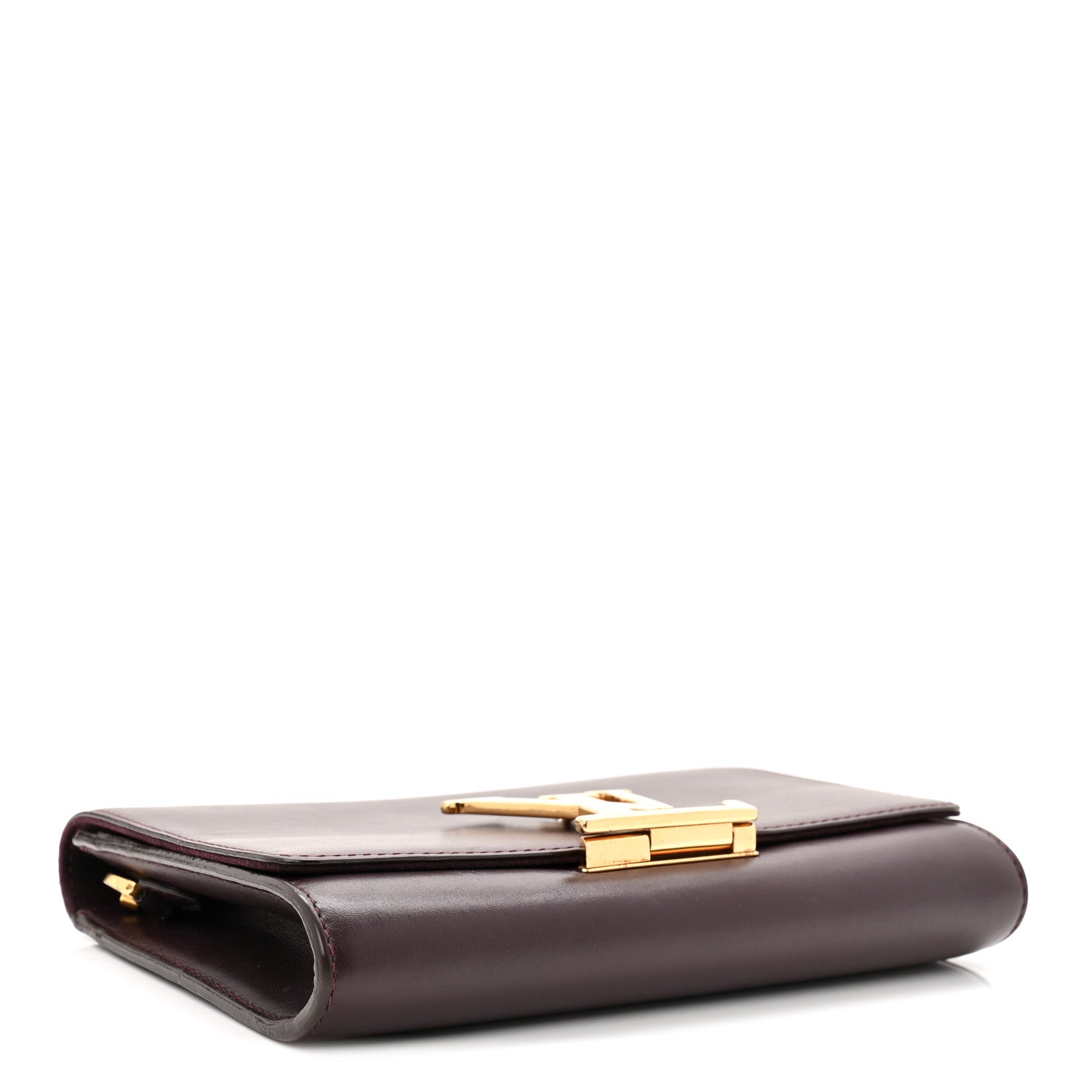 Calfskin Chain Louise GM Amarante