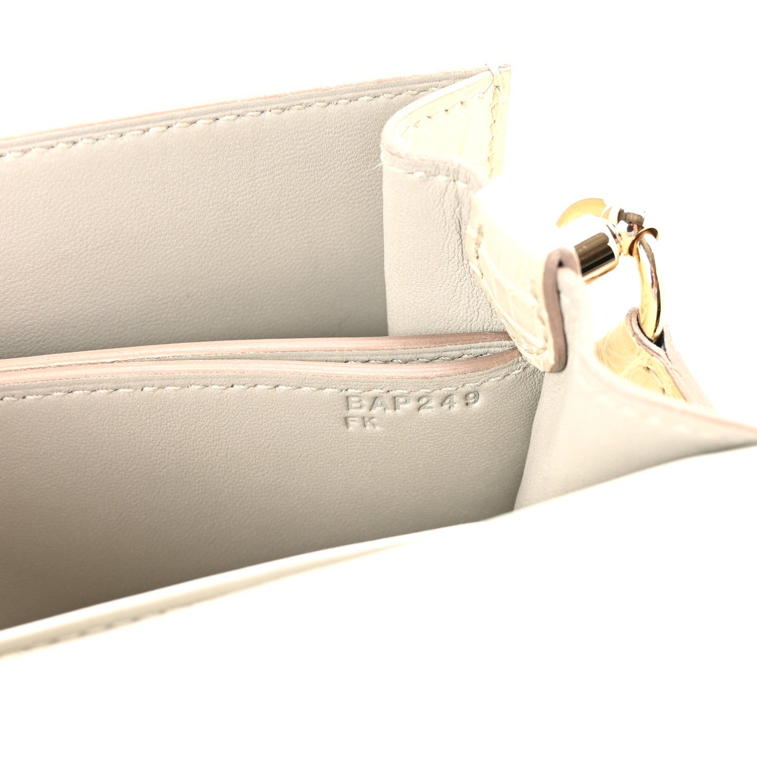 Matte Alligator Mini Sac Roulis Beton