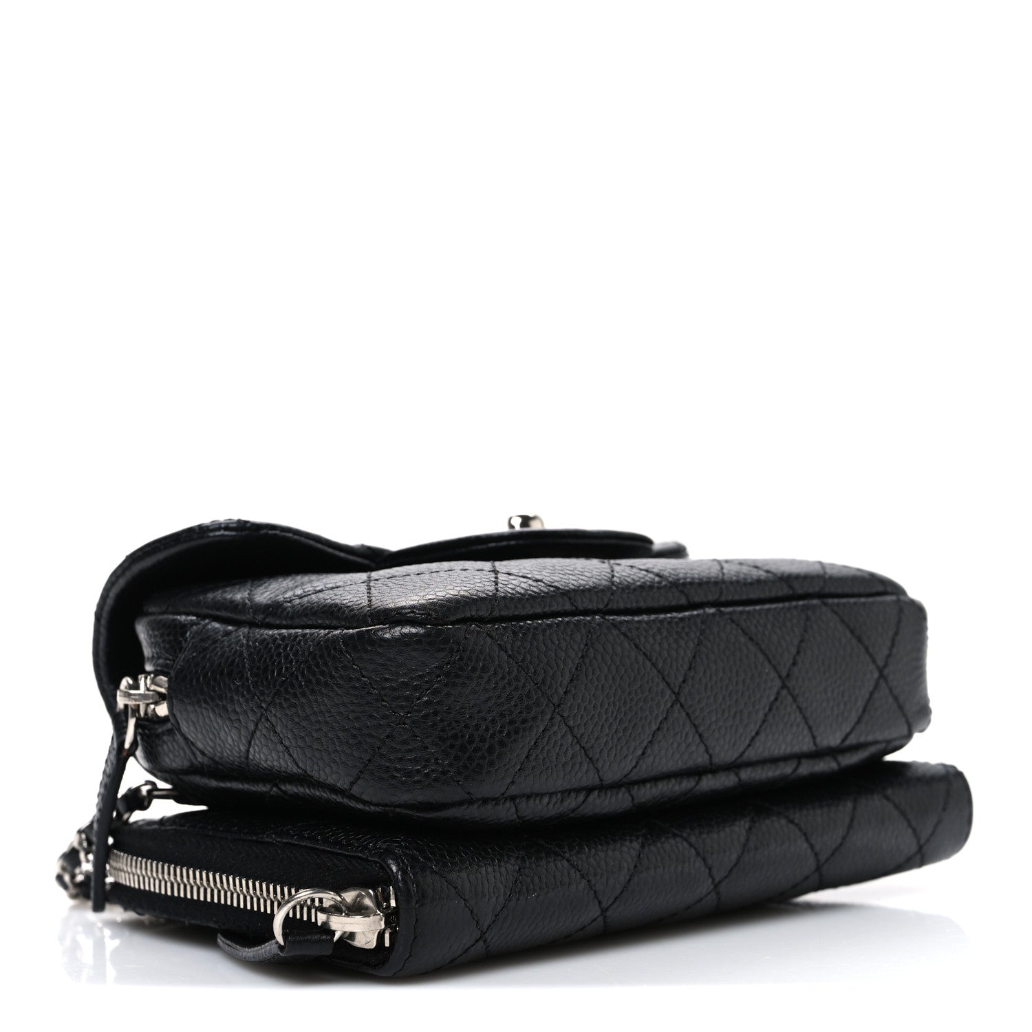 Caviar Quilted New Mini Flap Black