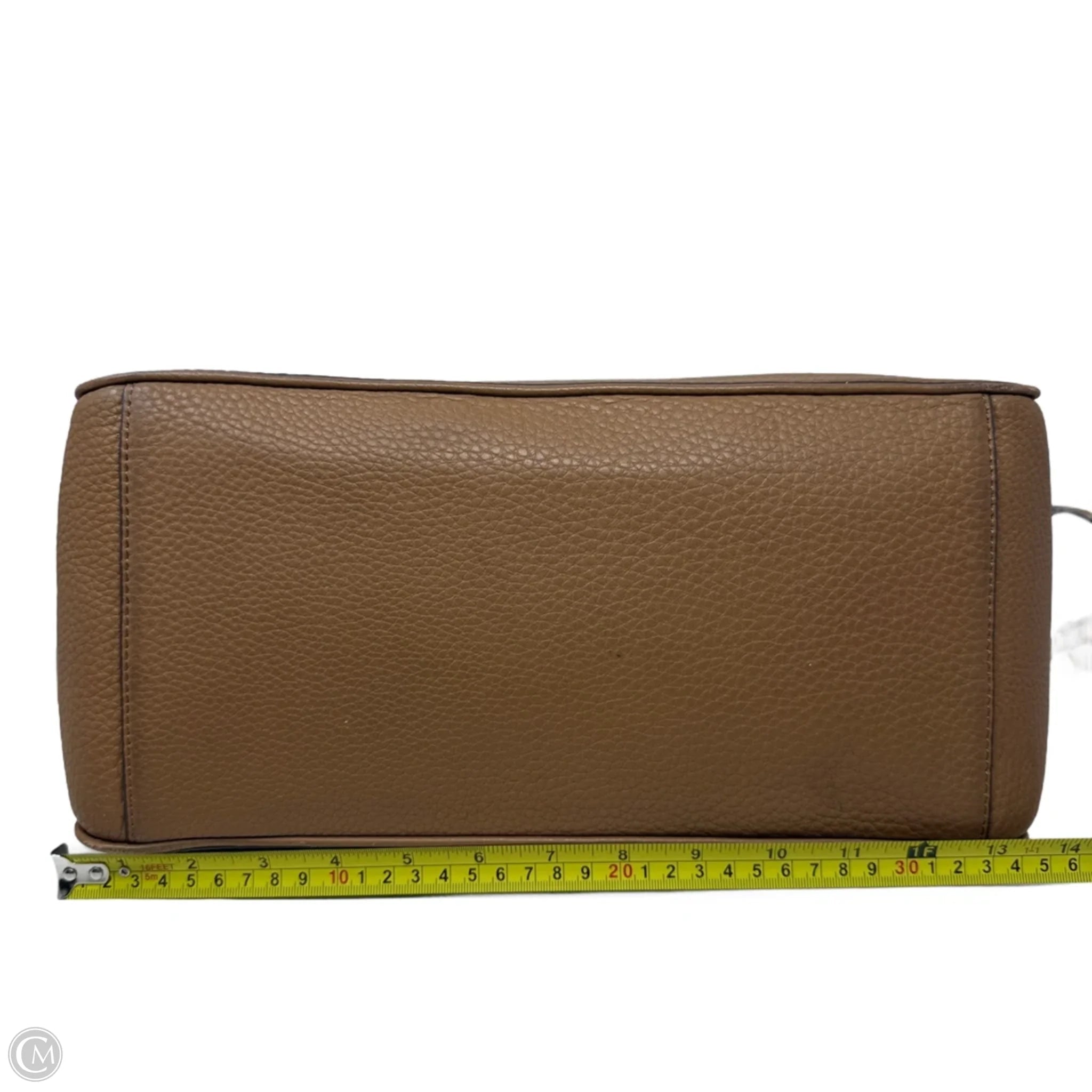 Robinson Pebbled Leather Double Zip Tote Designer By Tory Burch, Size: Medium