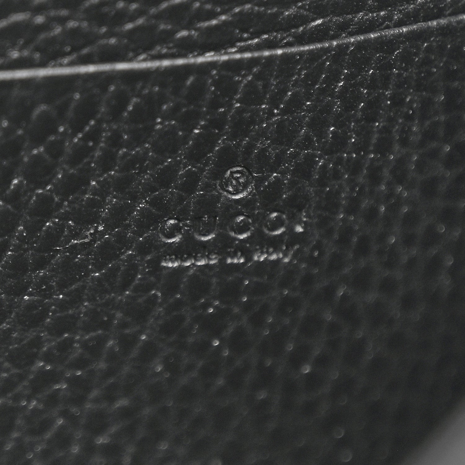 Calfskin Mini Dionysus Chain Wallet Black