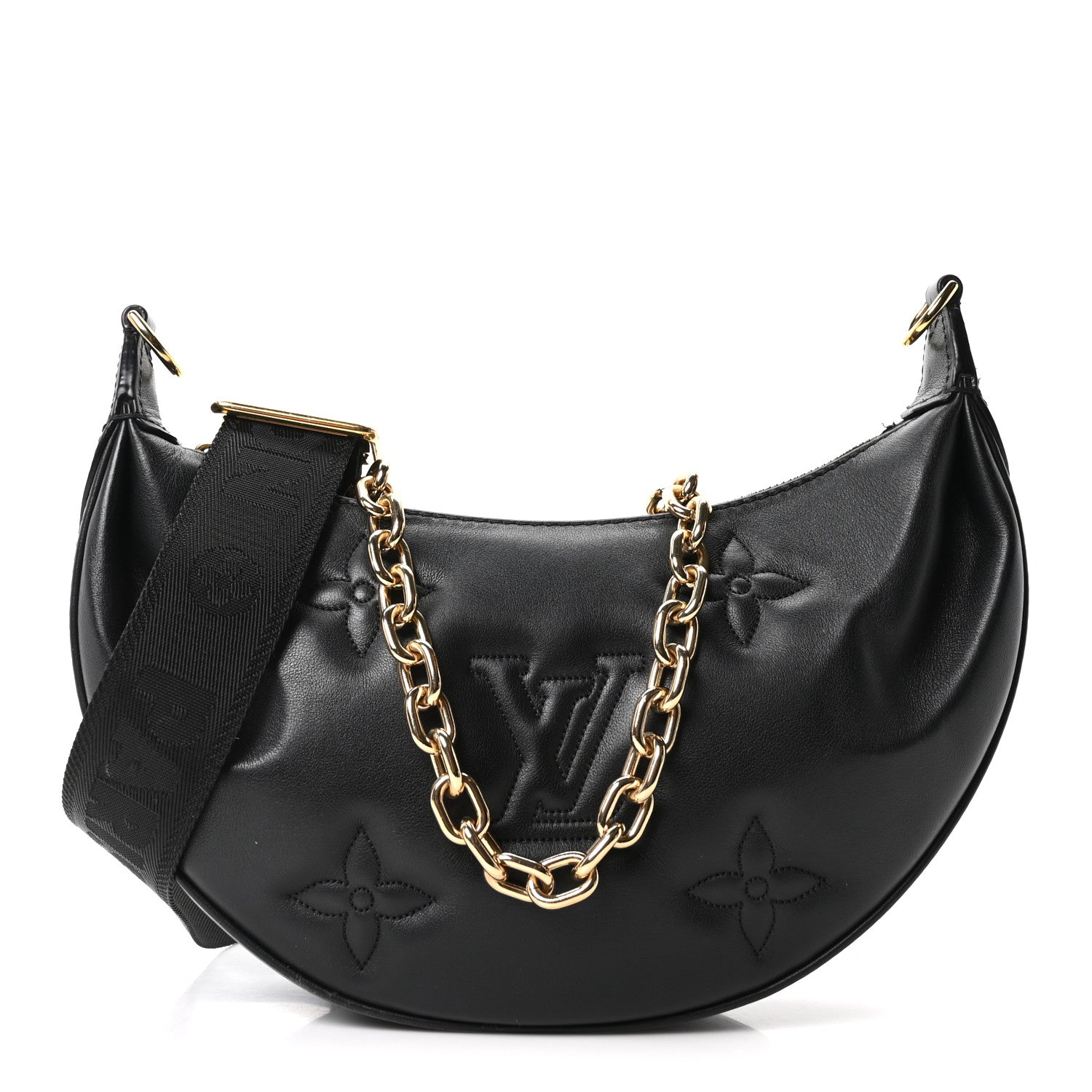 Calfskin Bubblegram Over The Moon Black