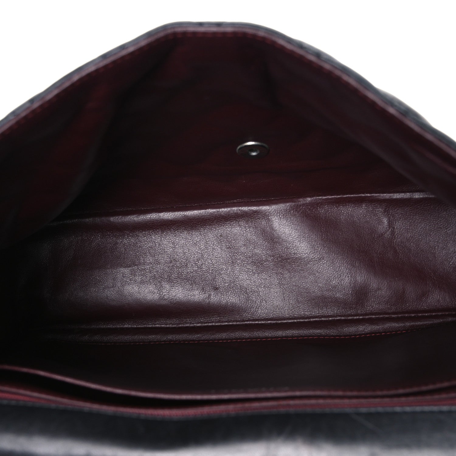 Lambskin Quilted Maxi Single Flap Black
