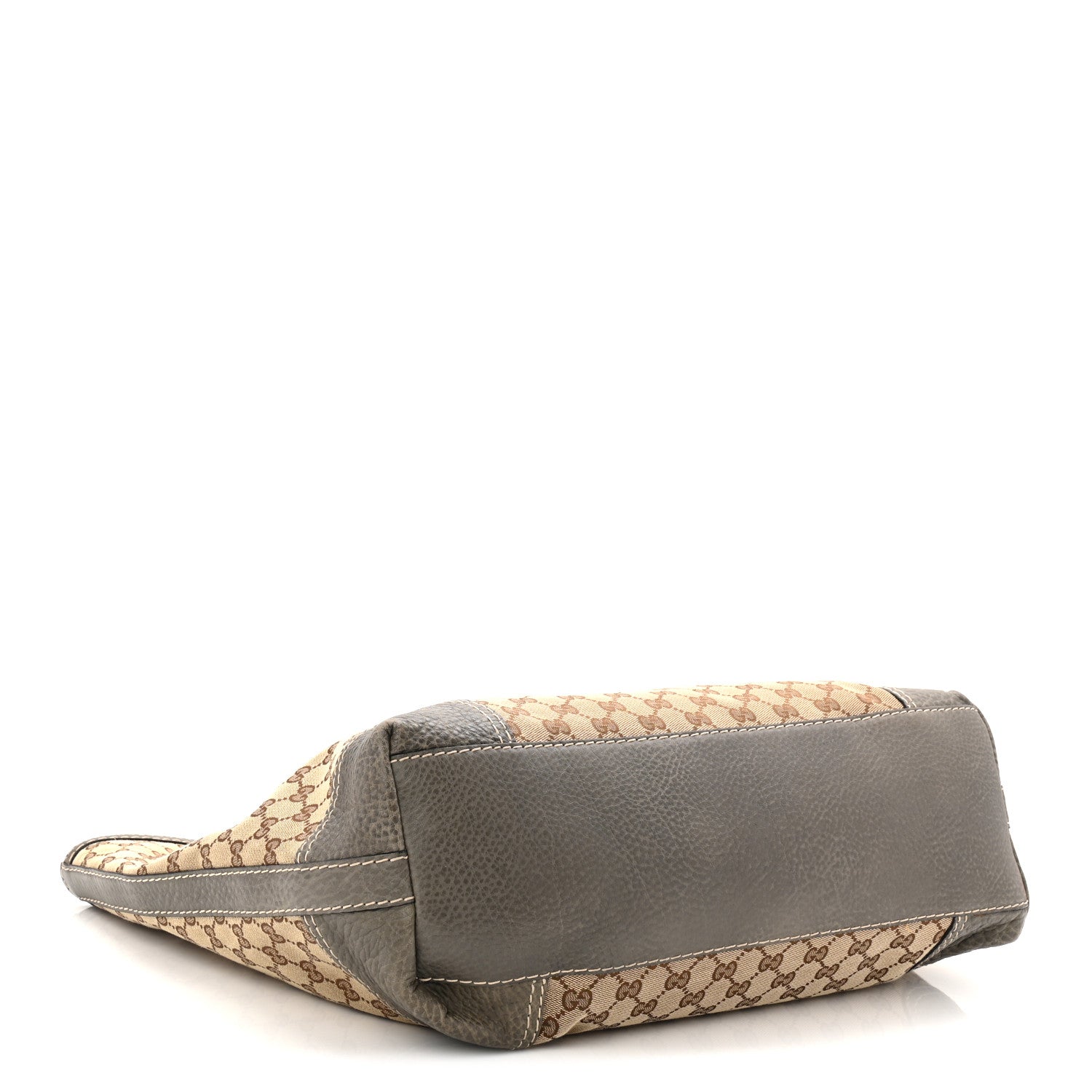 Monogram Large Sunset Tote  Brown Grey