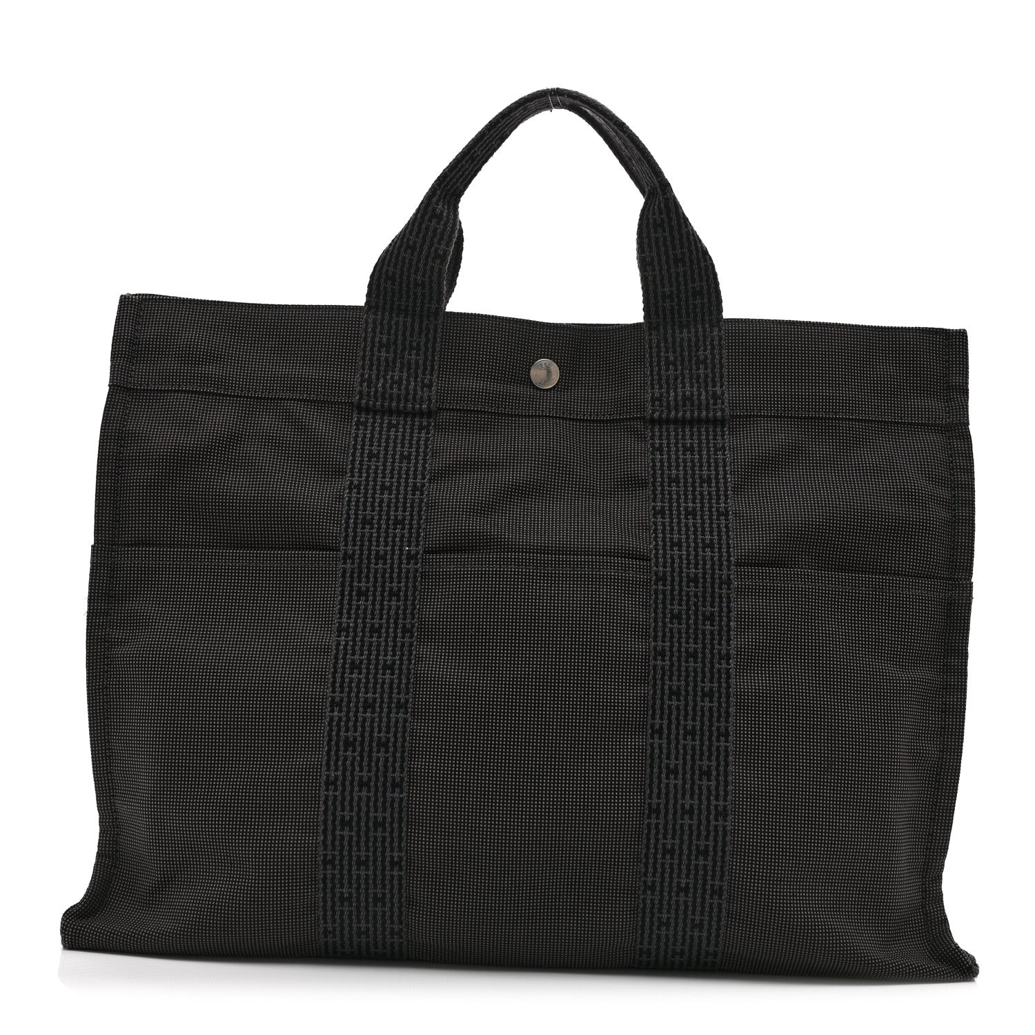 Canvas Herline MM Tote Grey
