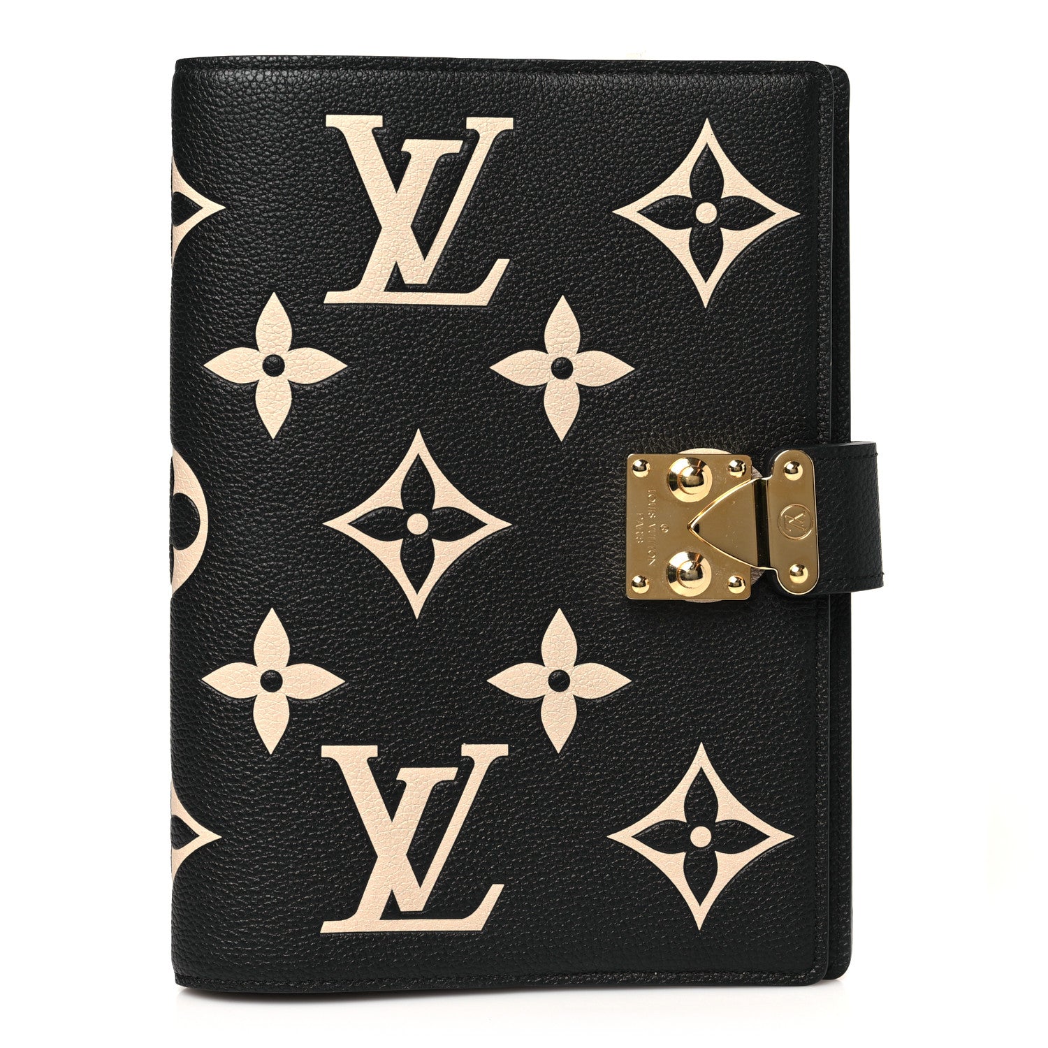 Empreinte Monogram Giant Paul Notebook Cover MM  Black Beige