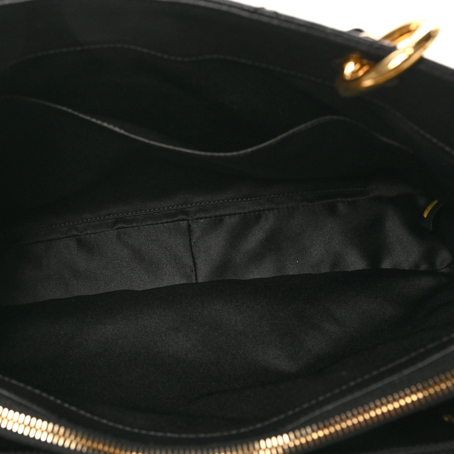 Caviar Quilted Grand Shopping Tote GST Black