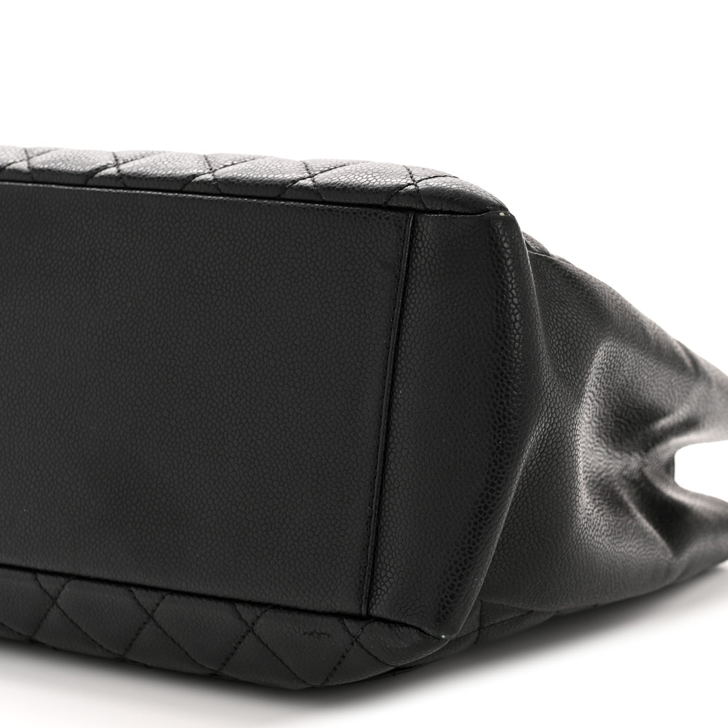 Caviar Quilted Grand Shopping Tote GST Black