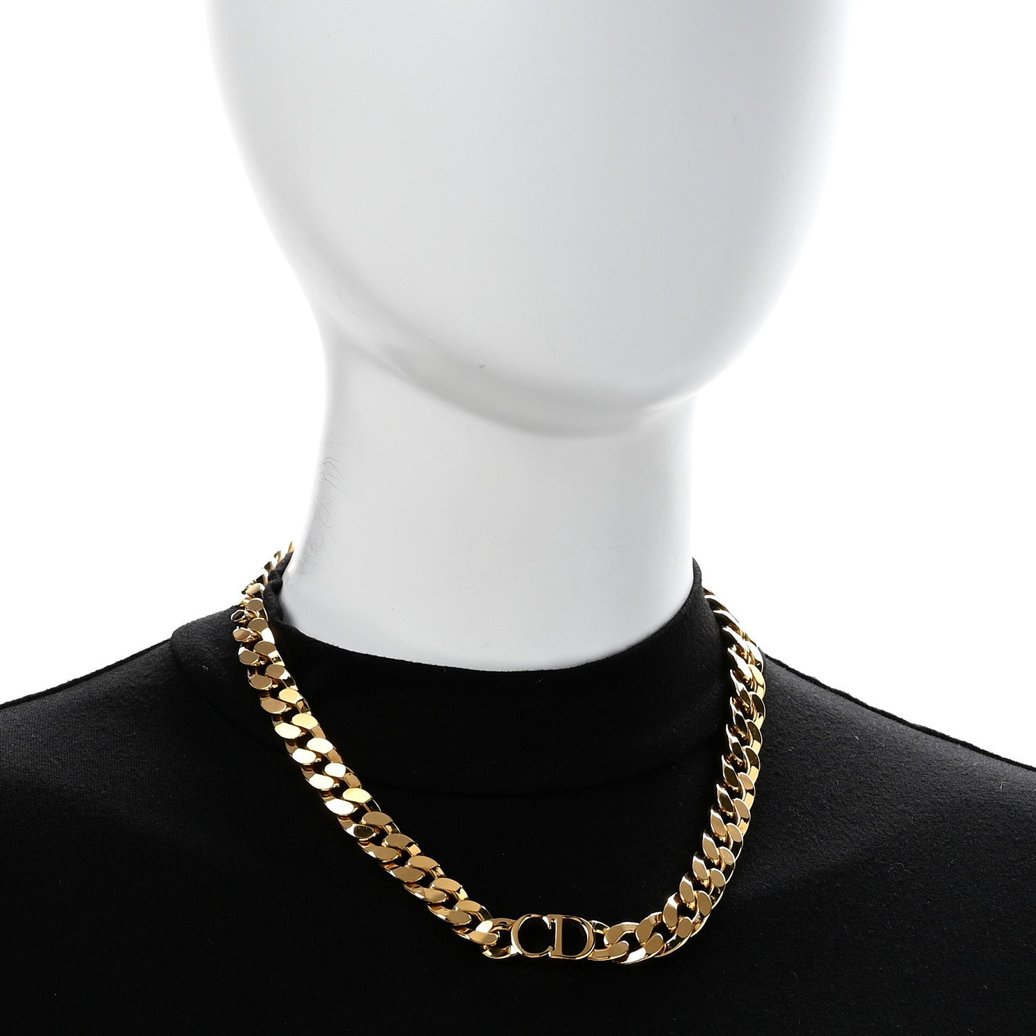 Metal Danseuse Etoile Chain Choker Necklace Gold