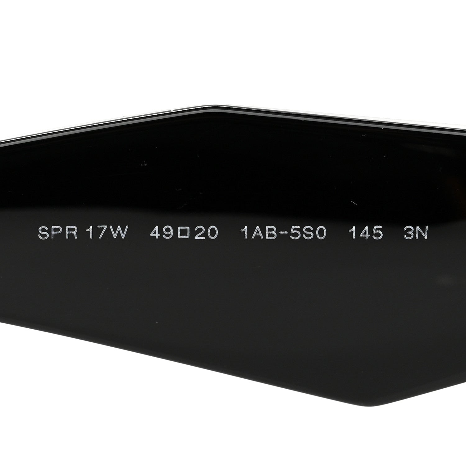 Acetate Symbole Sunglasses SPR 17W Black