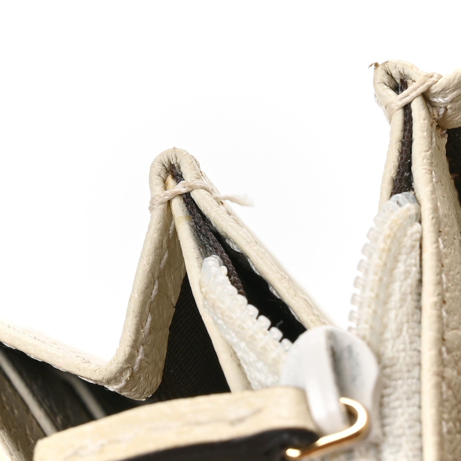 GG Supreme Monogram Flora Web Ophidia Continental Wallet White