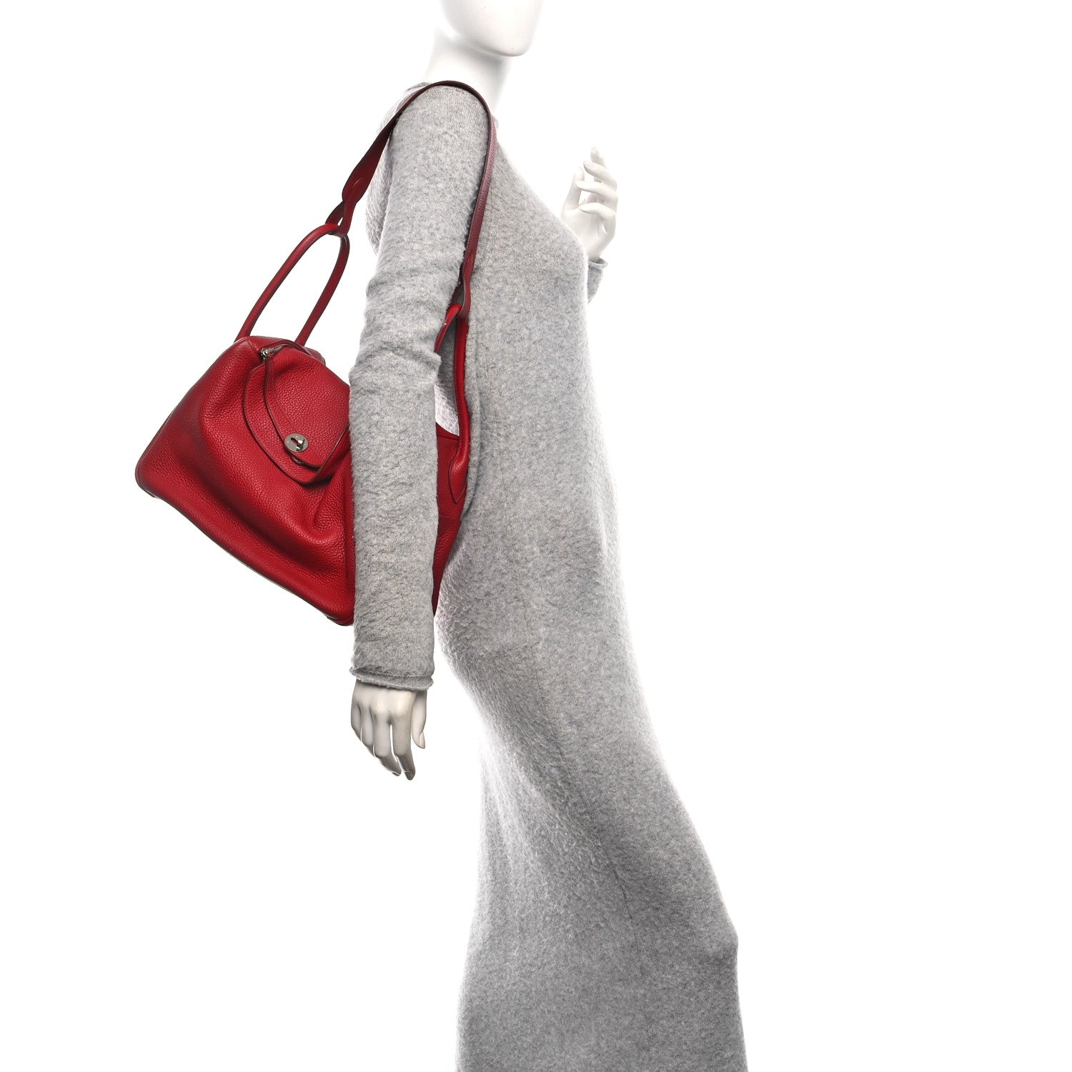 Taurillon Clemence Lindy 34 Rouge Garance