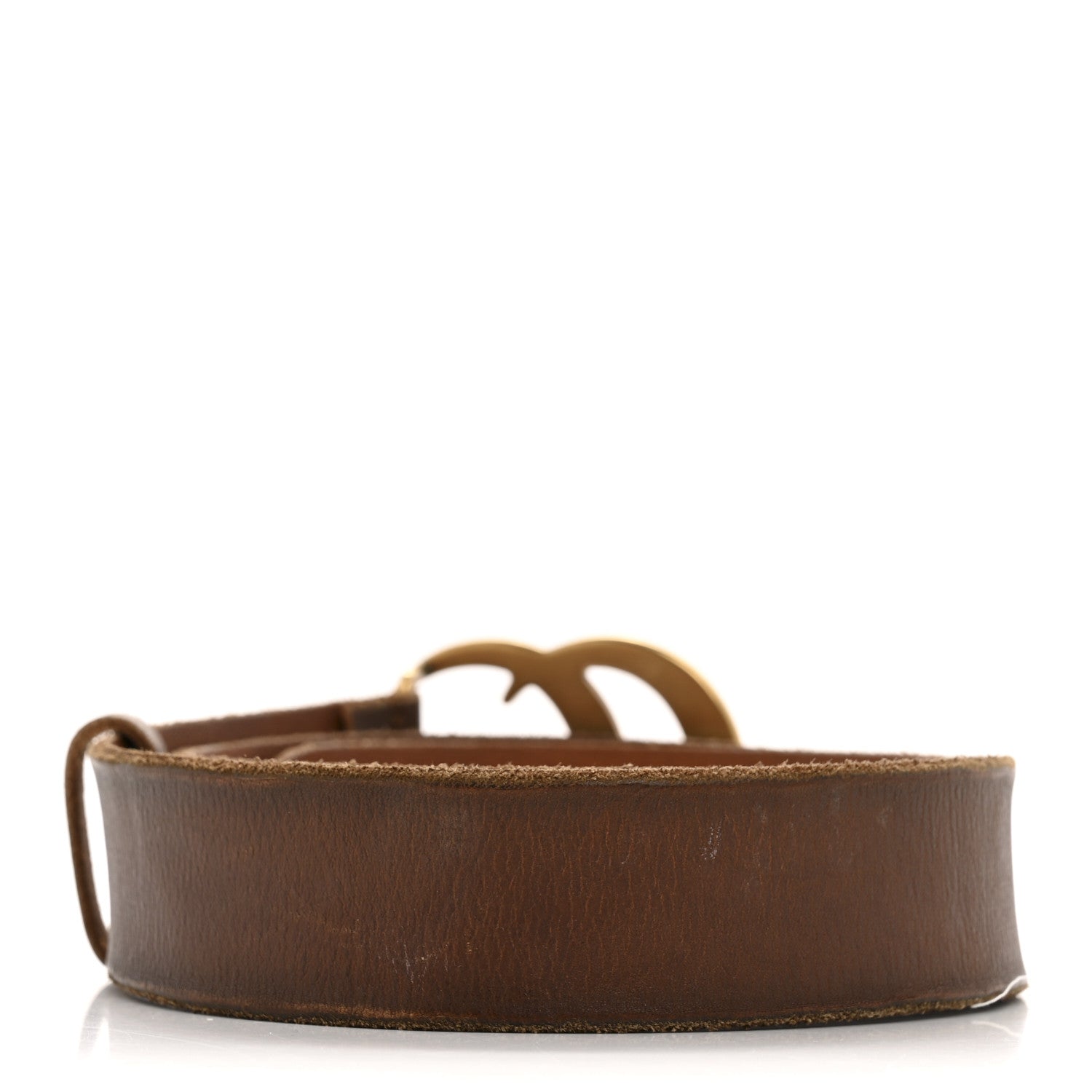 Faded Calfskin Double G 40mm Belt 85 34 Cuir