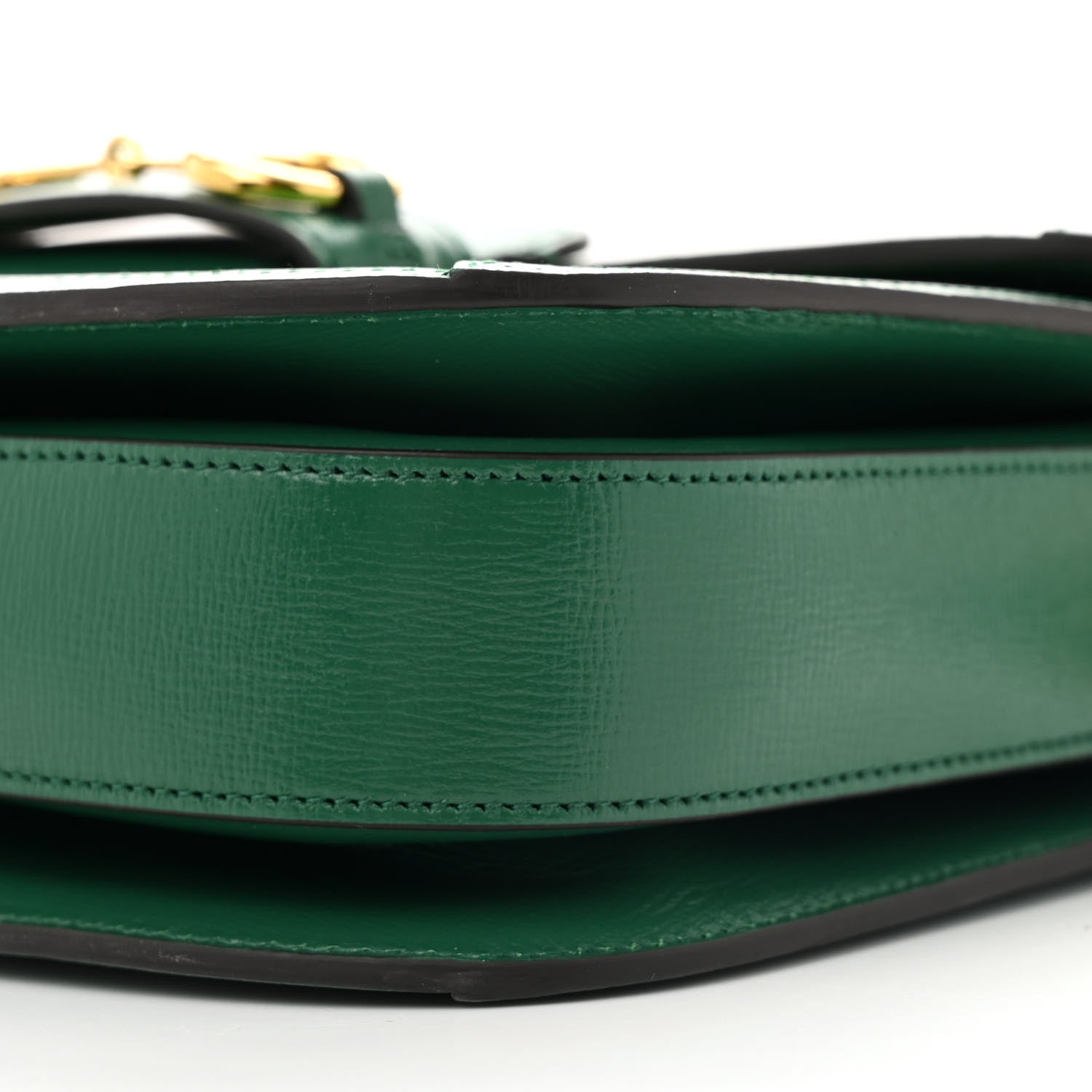 Azalea Calfskin Horsebit 1955 Shoulder Bag New Shamarock Emerald