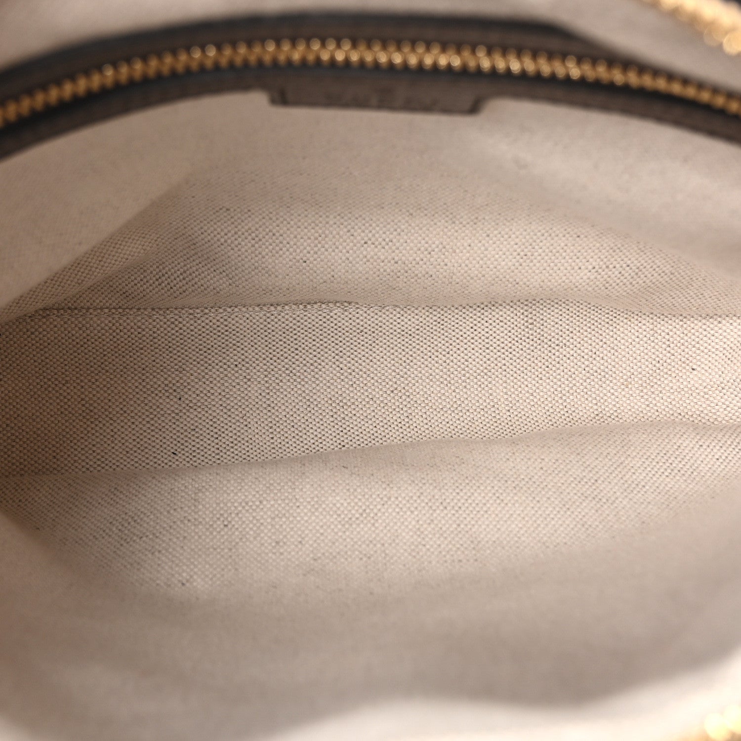 Monogram Jumbo GG Textured Dollar Calfskin Web Messenger Shoulder Bag Camel Ebony New Acero