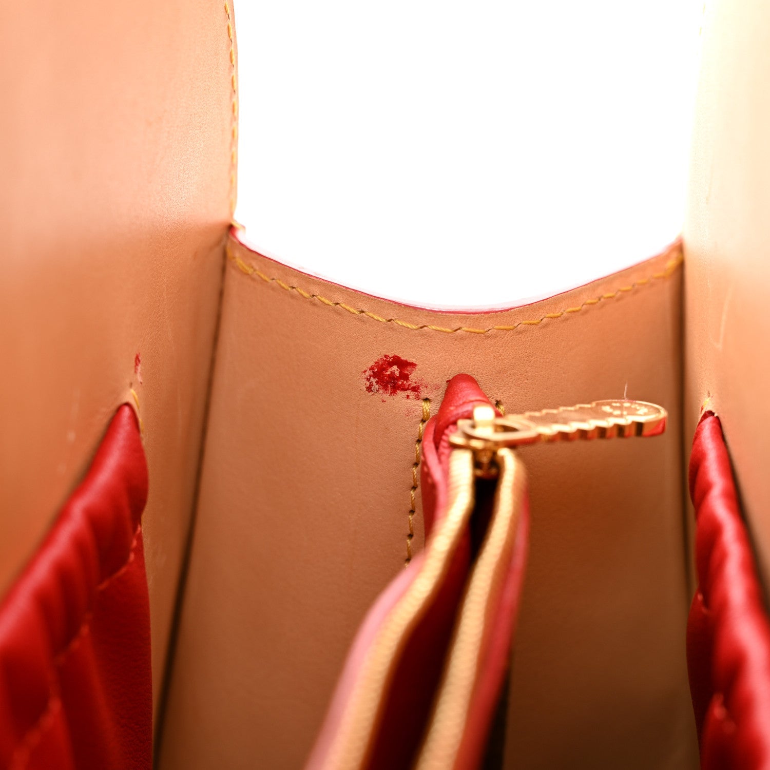 Monogram Calf Hair Spikes Iconoclasts Christian Louboutin Red