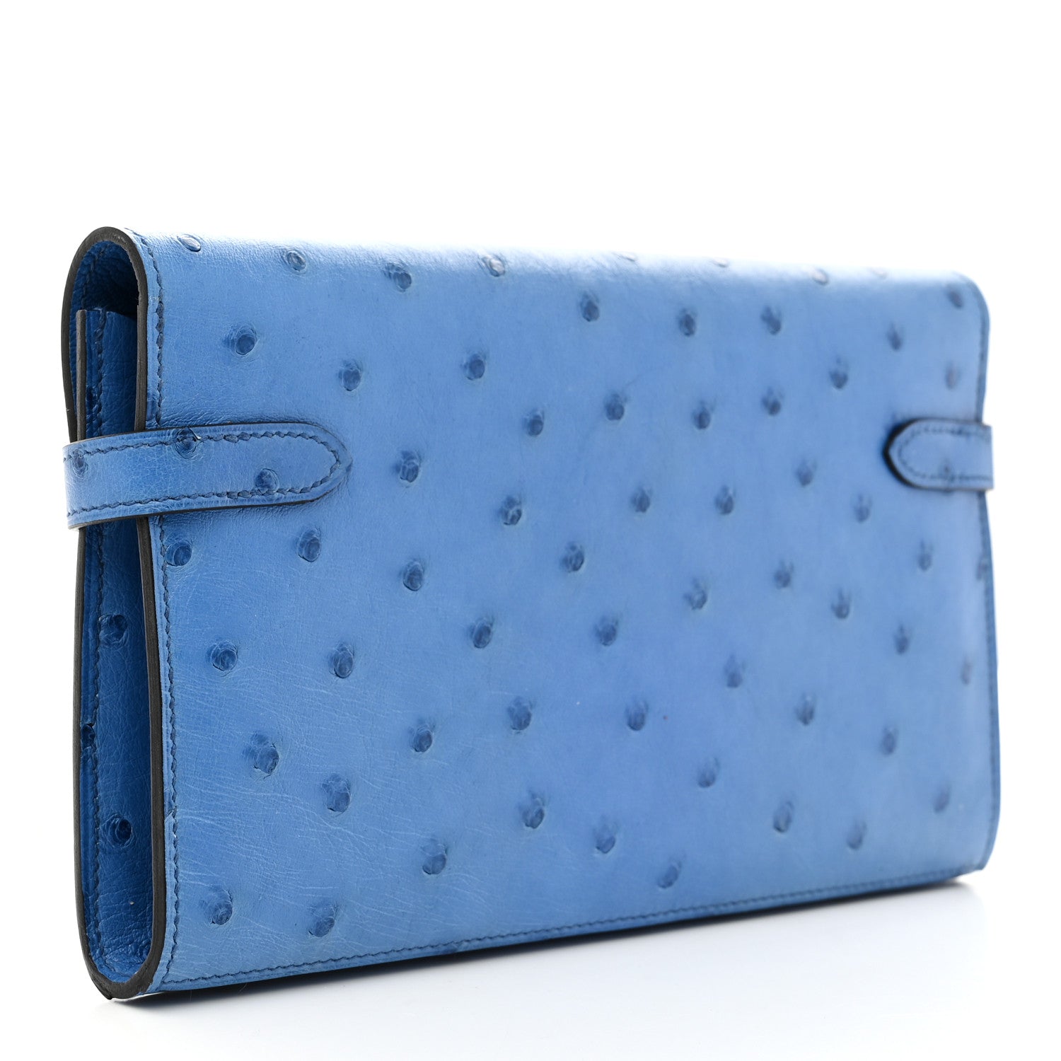 Ostrich Kelly Longue Wallet Mykonos