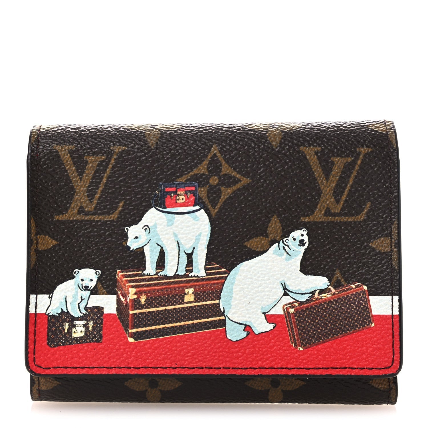 Monogram 2017 Christmas Animation Victorine Wallet