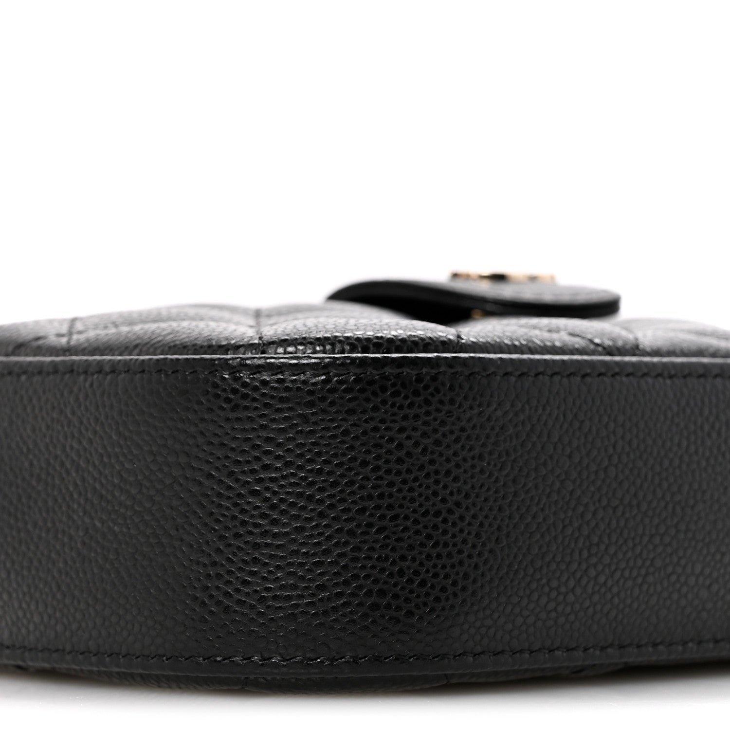Caviar Quilted Chain Camera Bag Black