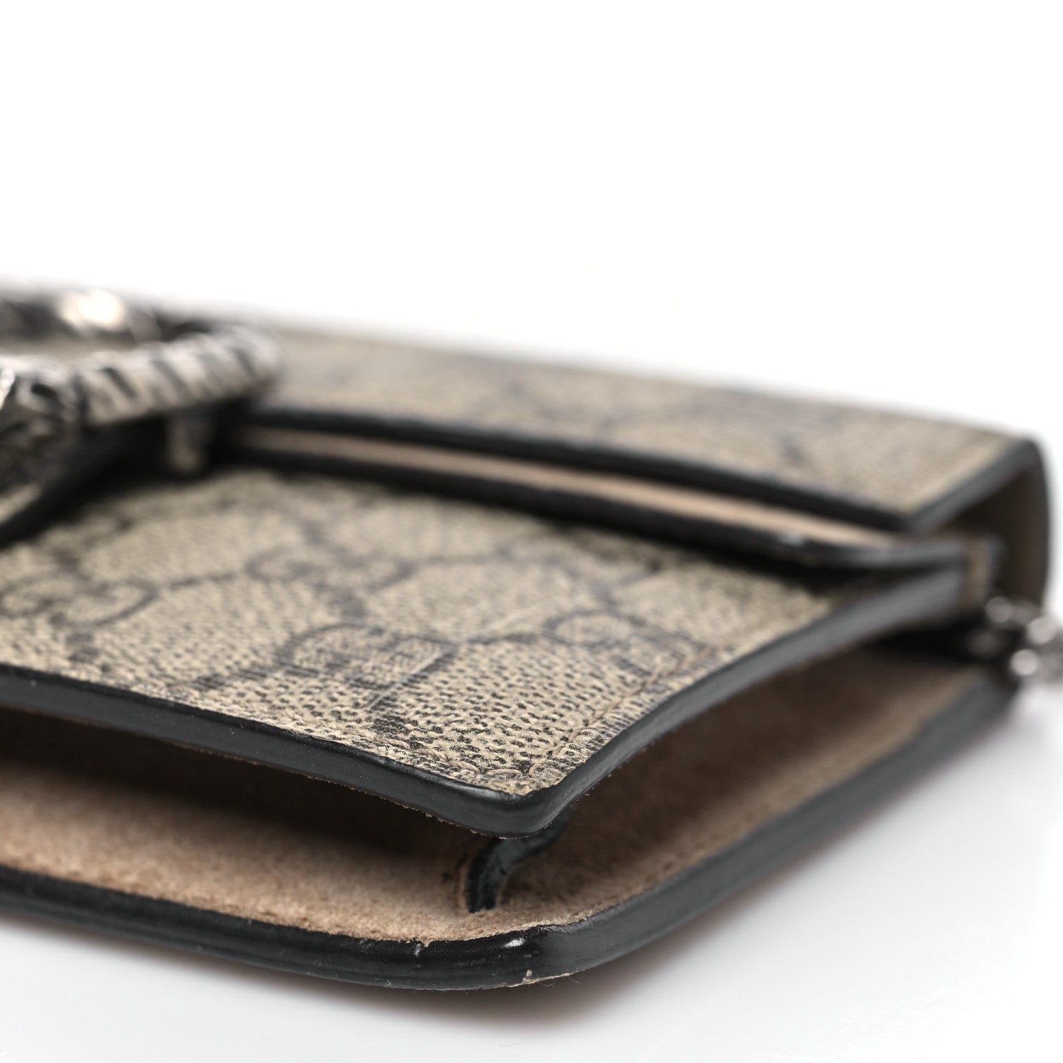 GG Supreme Monogram Super Mini Dionysus Shoulder Bag Taupe