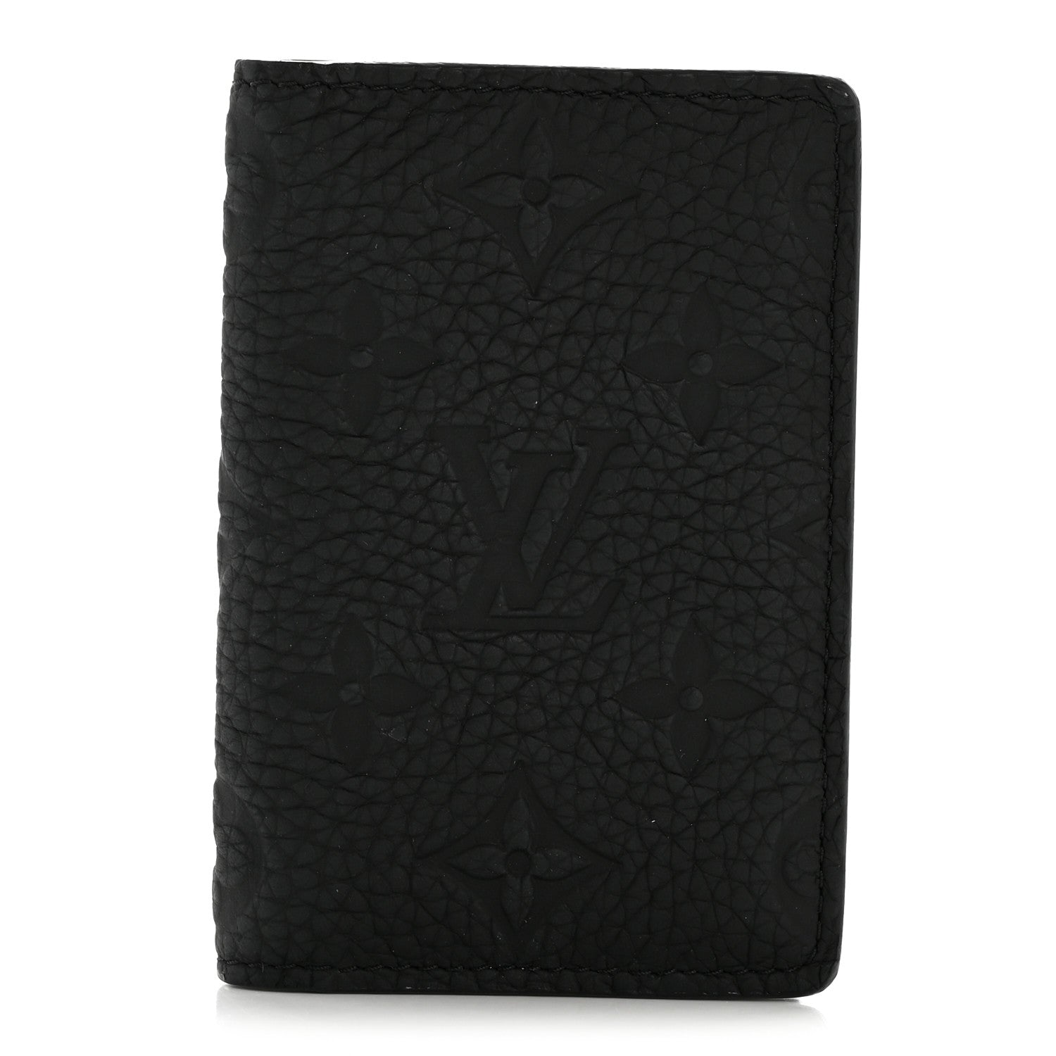 Taurillon Monogram Pocket Organizer Black