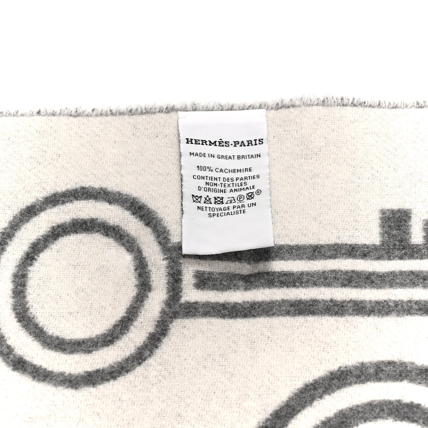 Cashmere Casaque Porte-Clefs Muffler Flanelle Ivoire