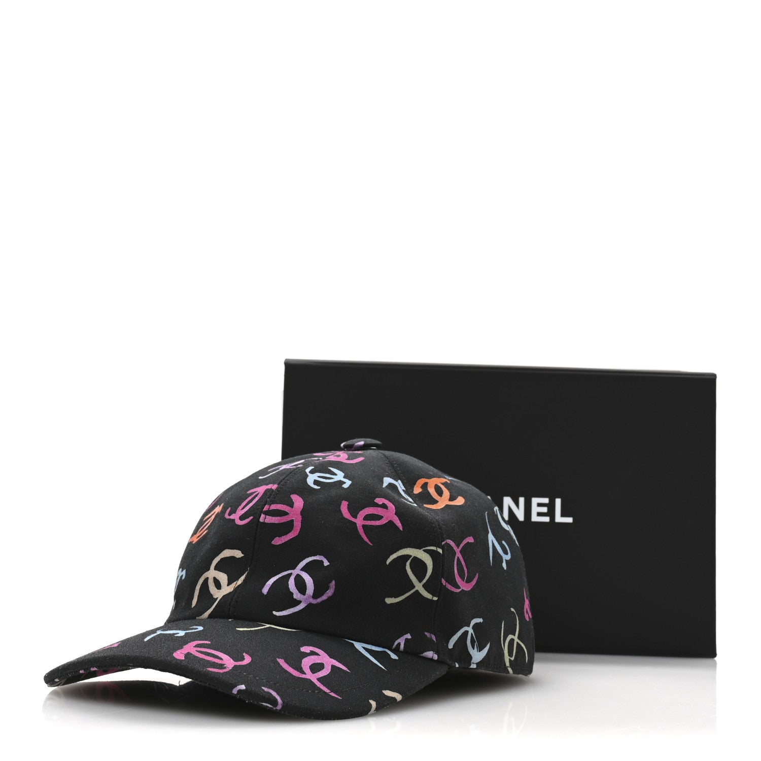 Cotton CC Cap Hat Black Multicolor