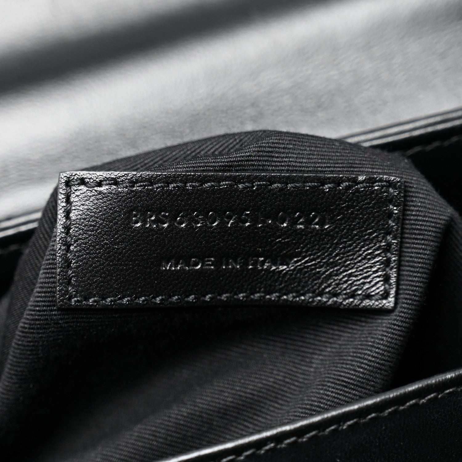 Calfskin Y Quilted Monogram Monochrome Toy Loulou Crossbody Bag Black