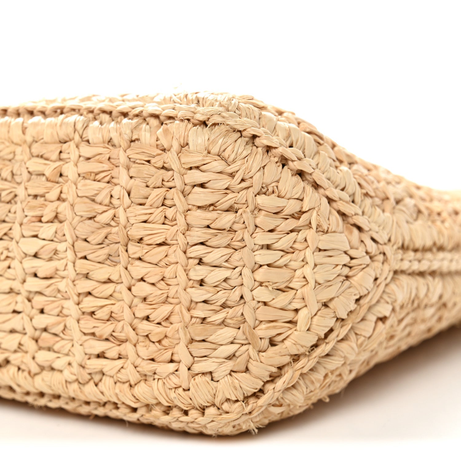 Raffia Pochette Voyage Souple Natural Beige