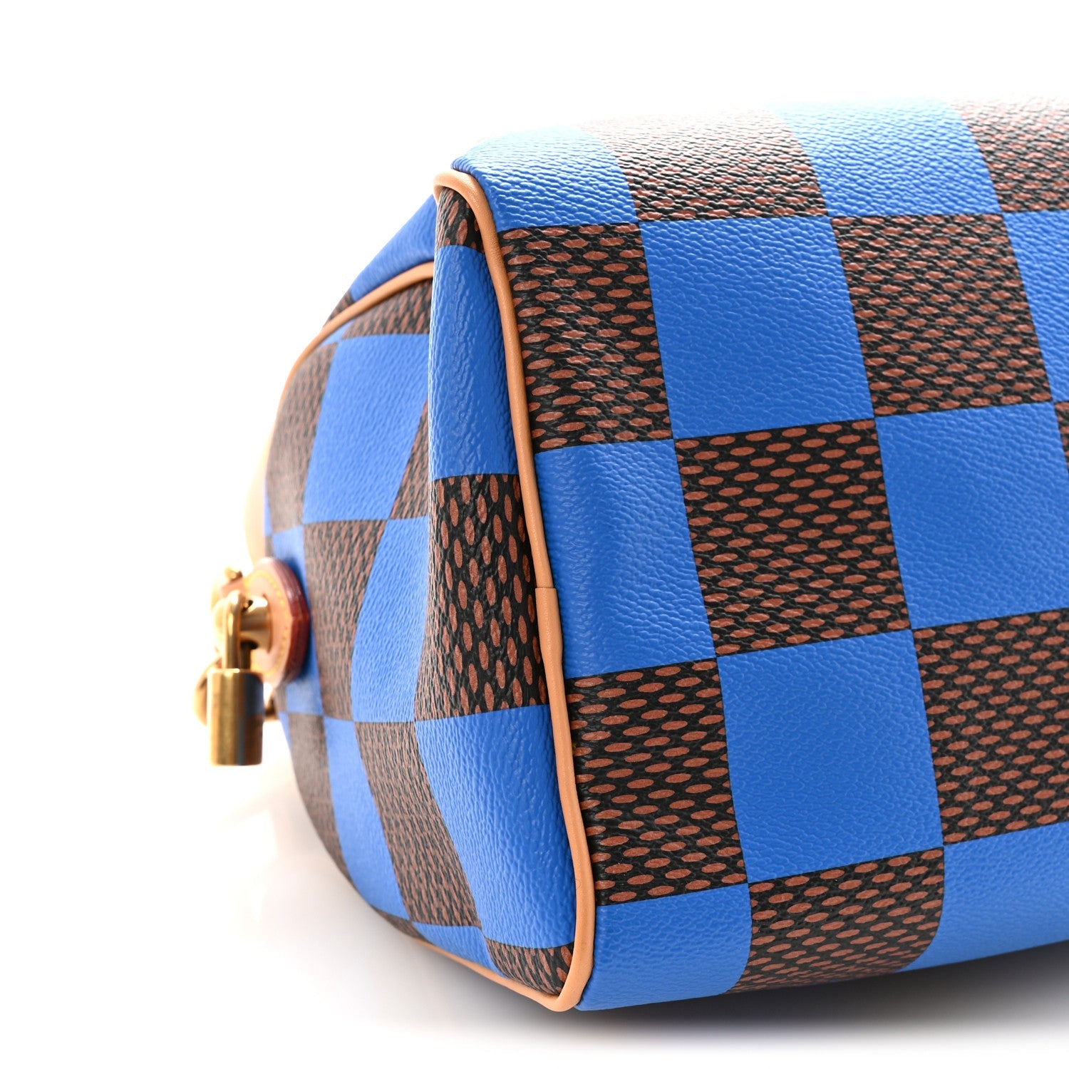 Damier Pop Speedy Bandouliere 25 Blue