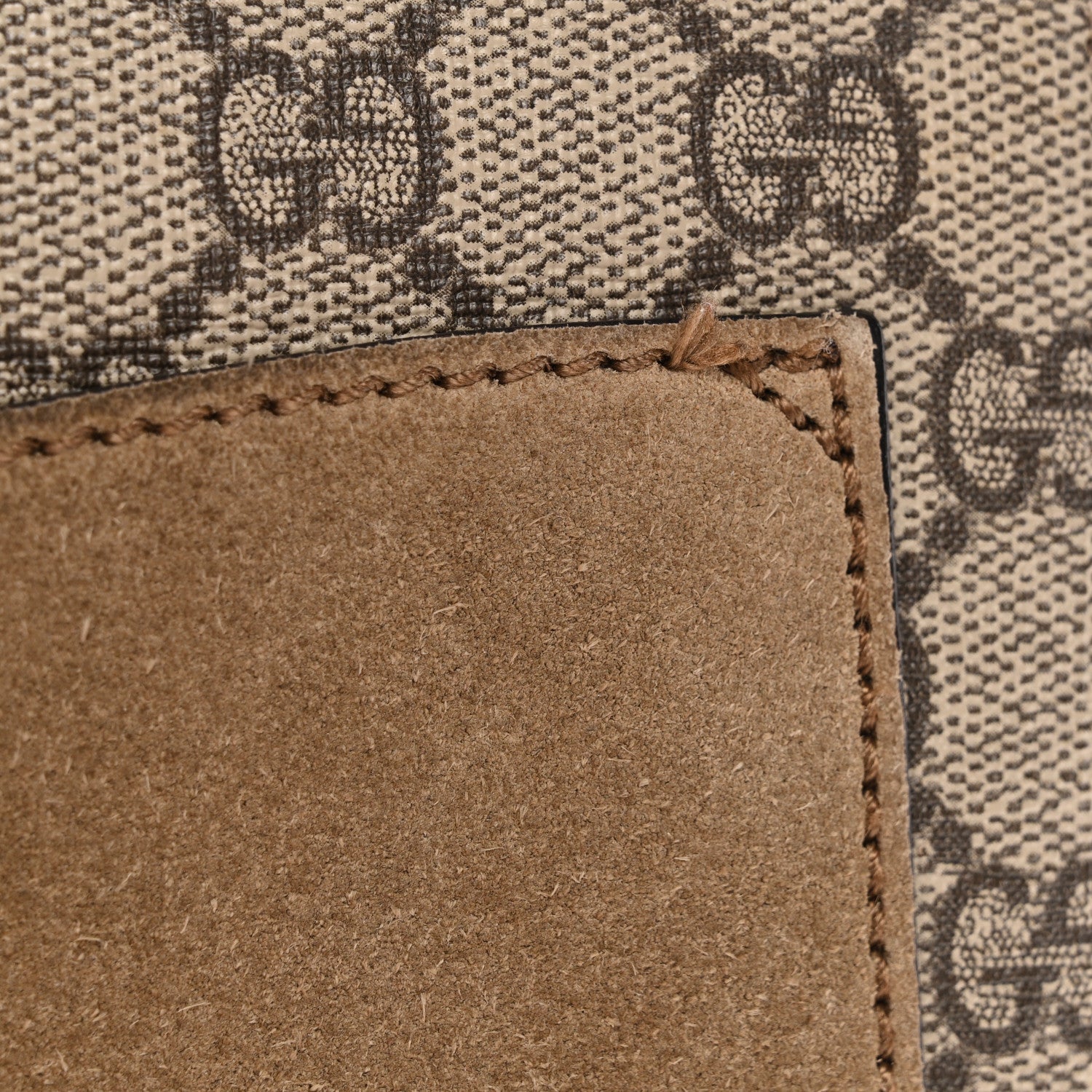 GG Supreme Monogram Medium Dionysus Shoulder Bag Taupe