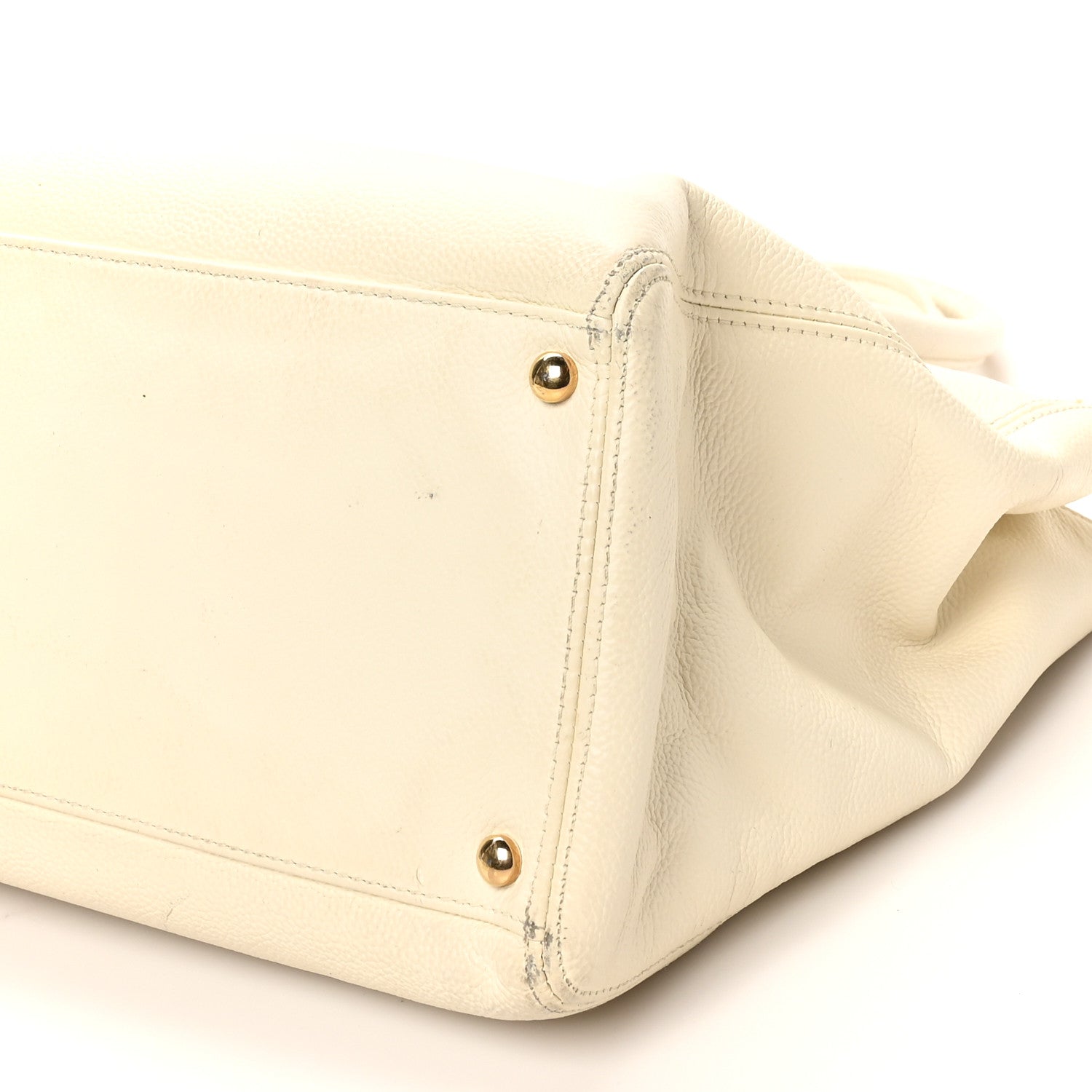 Caviar Cerf Executive Shopper Tote White