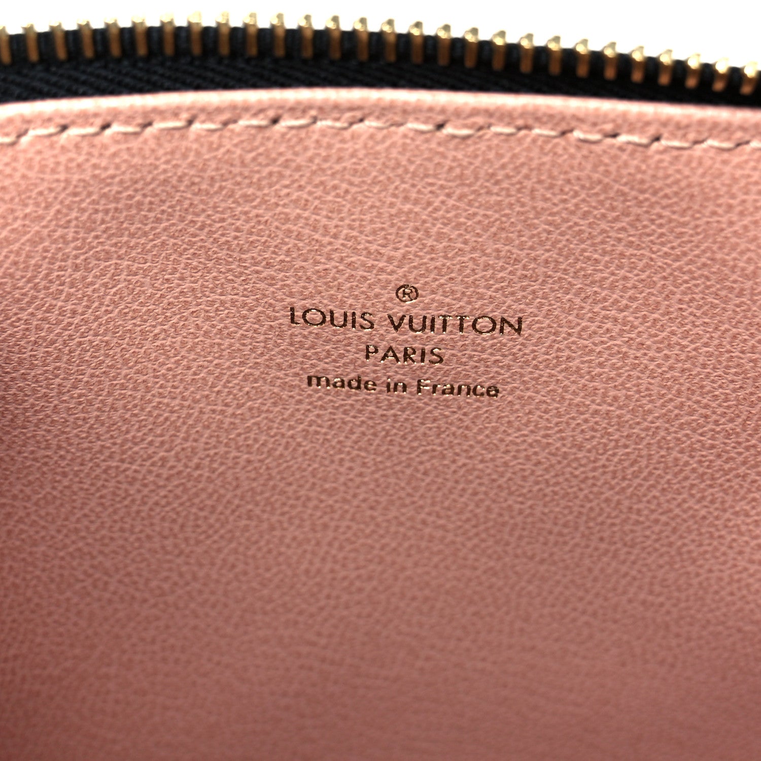 Lambskin Embossed Monogram Coussin PM Black